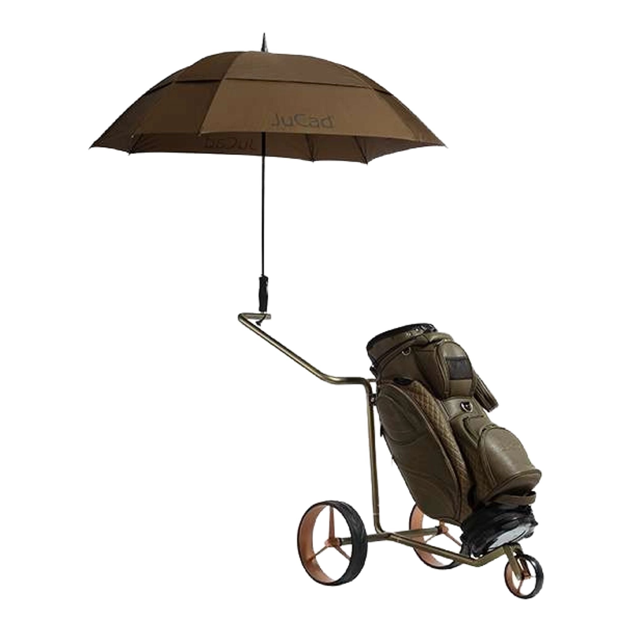 Ombrello da golf JuCad quadrato/antivento con penna