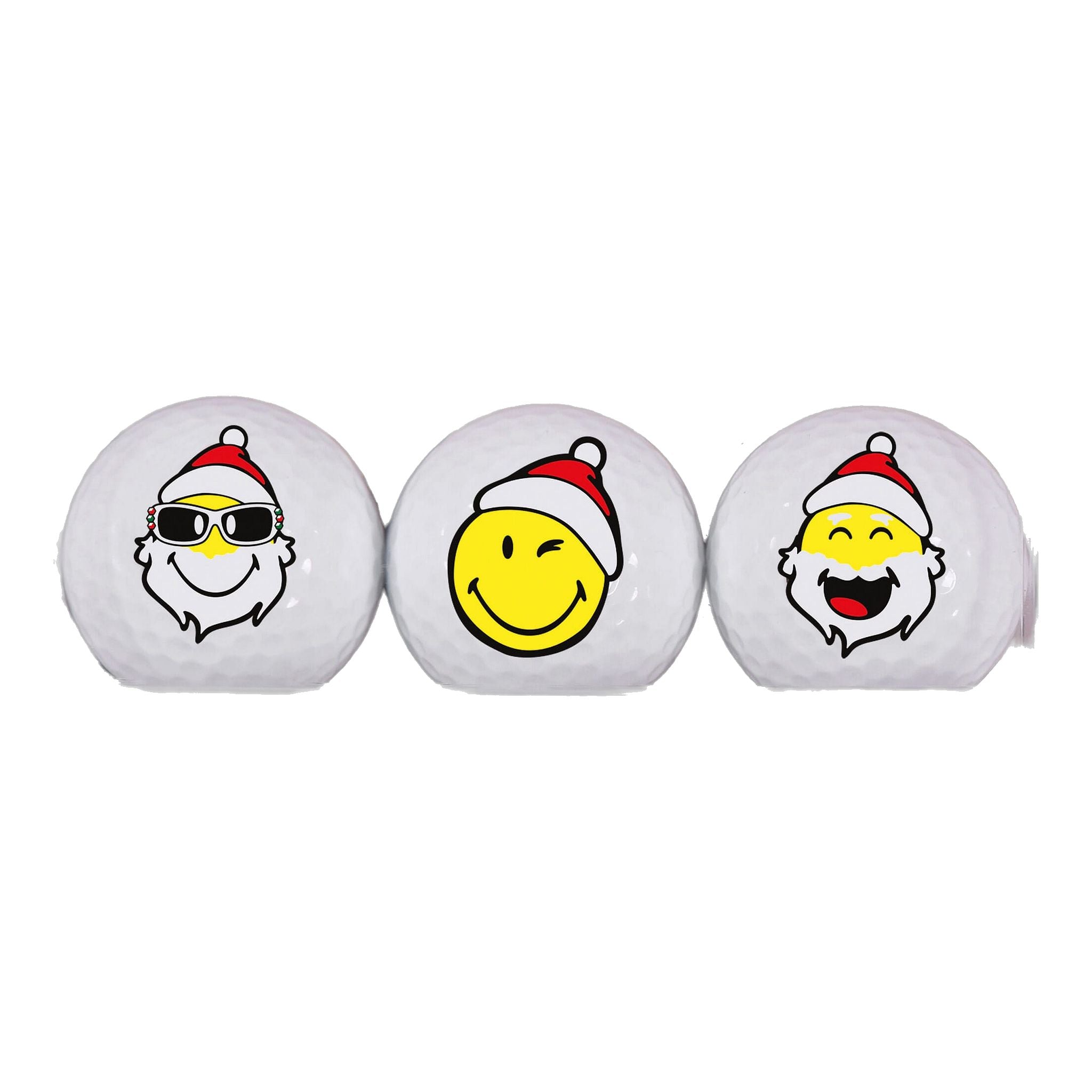 Sportiques Golf Gifts Smiley X-Mas (3 palline) X1