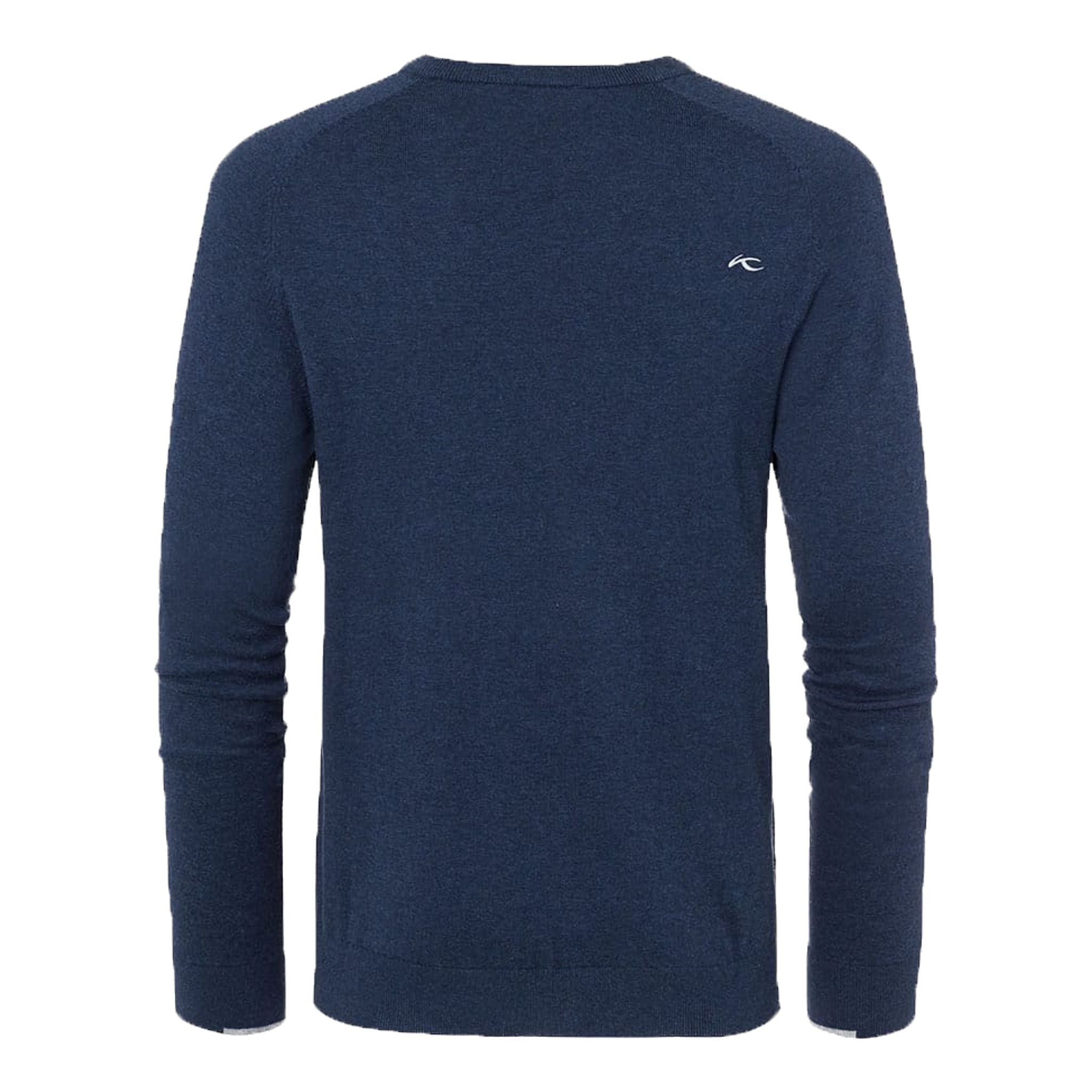 Kjus M Pullover scollo a V Kirk Atlanta Blu maculato Uomo
