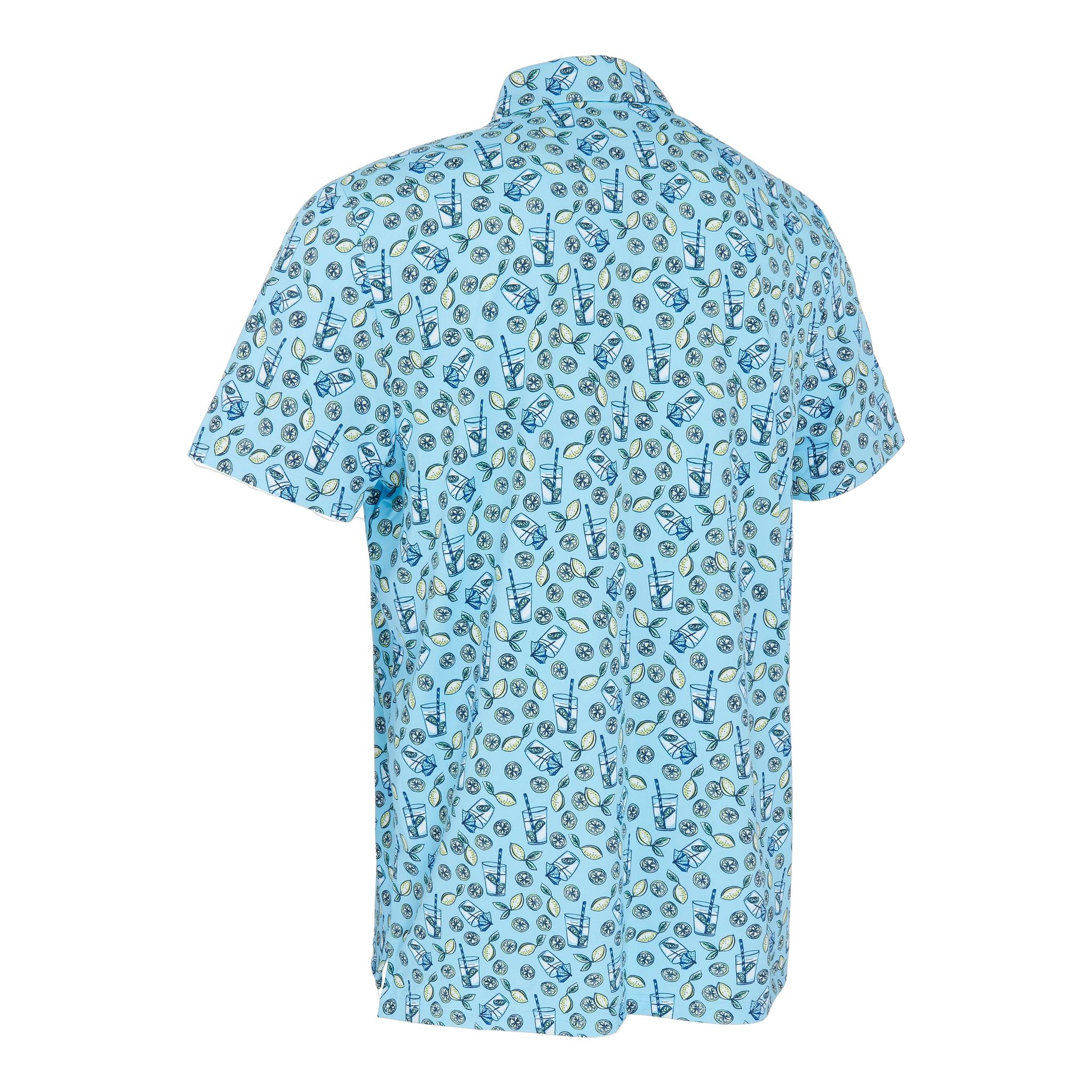 Polo Original Penguin SS All-Over Lemonde Print Uomo