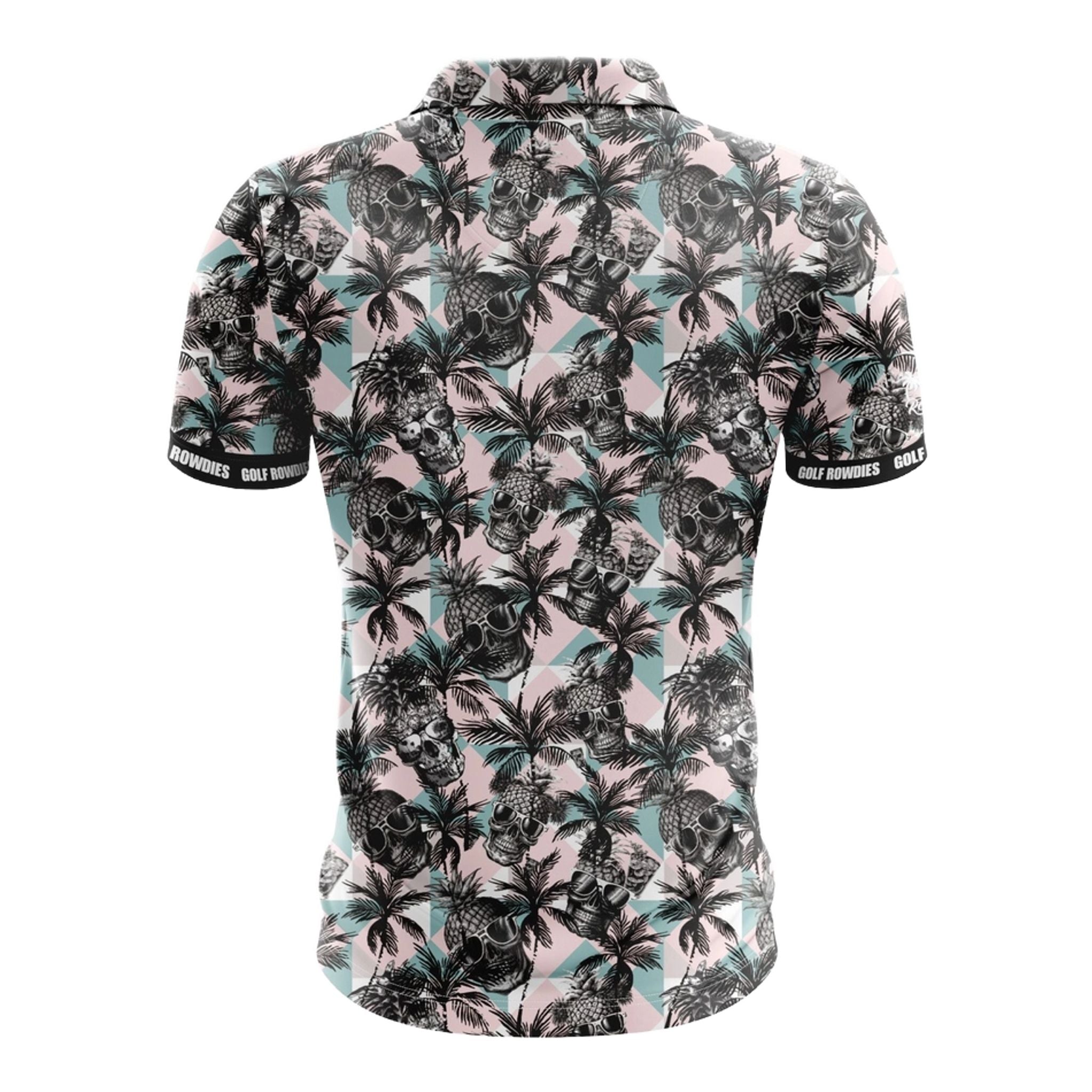 Polo da uomo Golf Rowdies Cool Pineapple