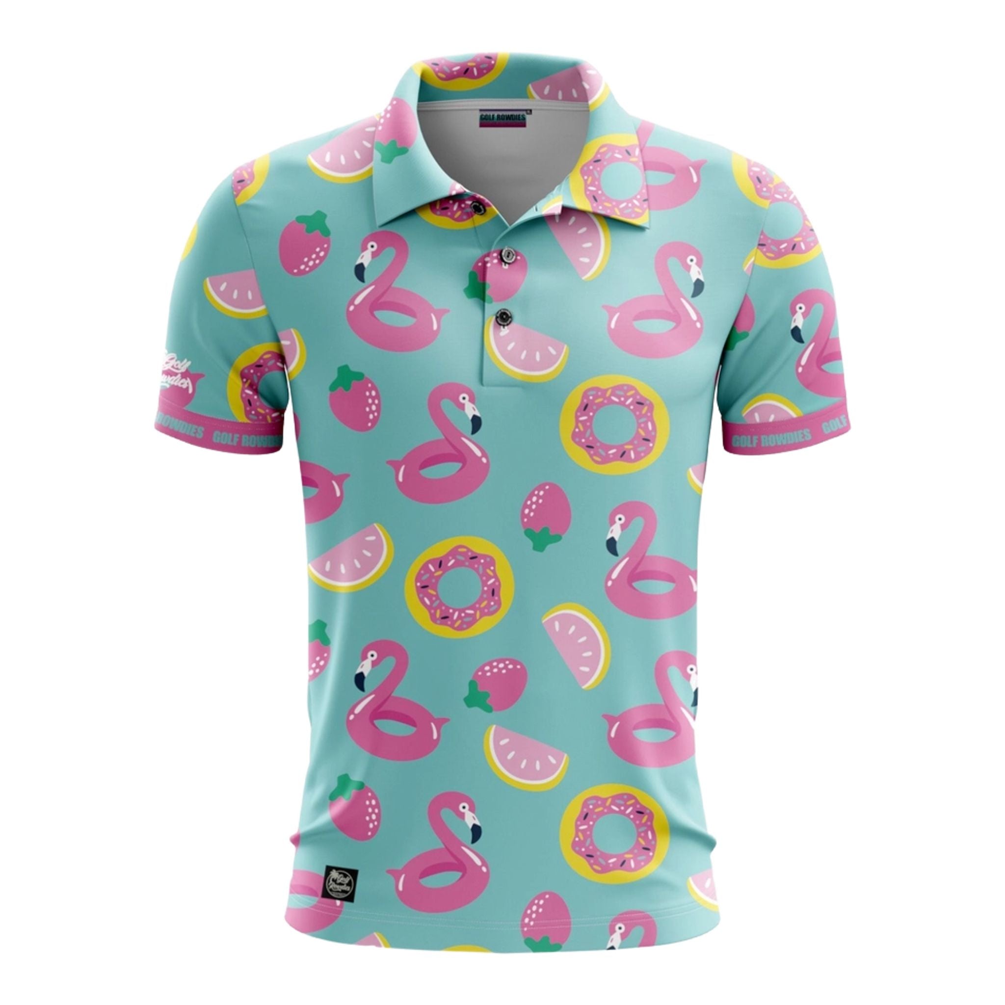 Polo da uomo Golf Rowdies Donut