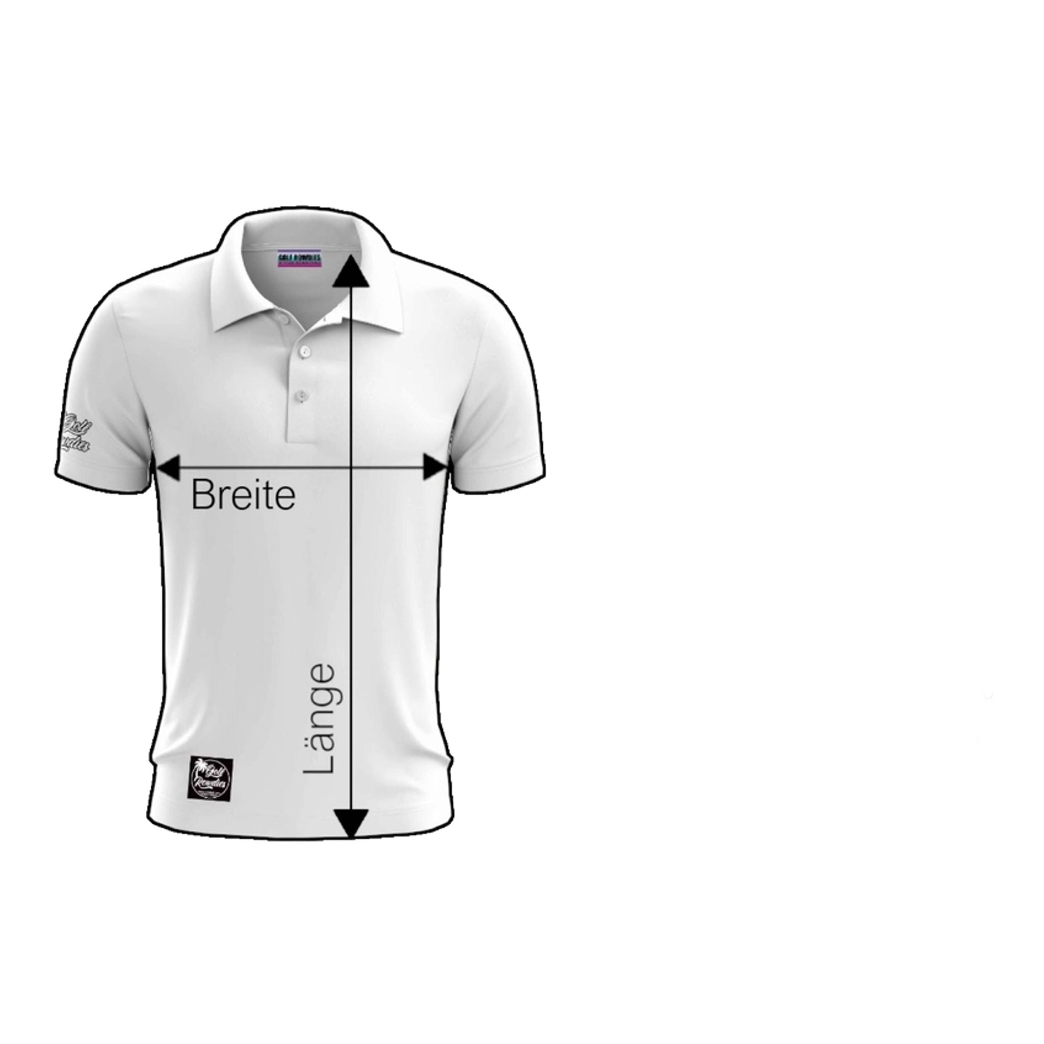 Polo da uomo Golf Rowdies Skull