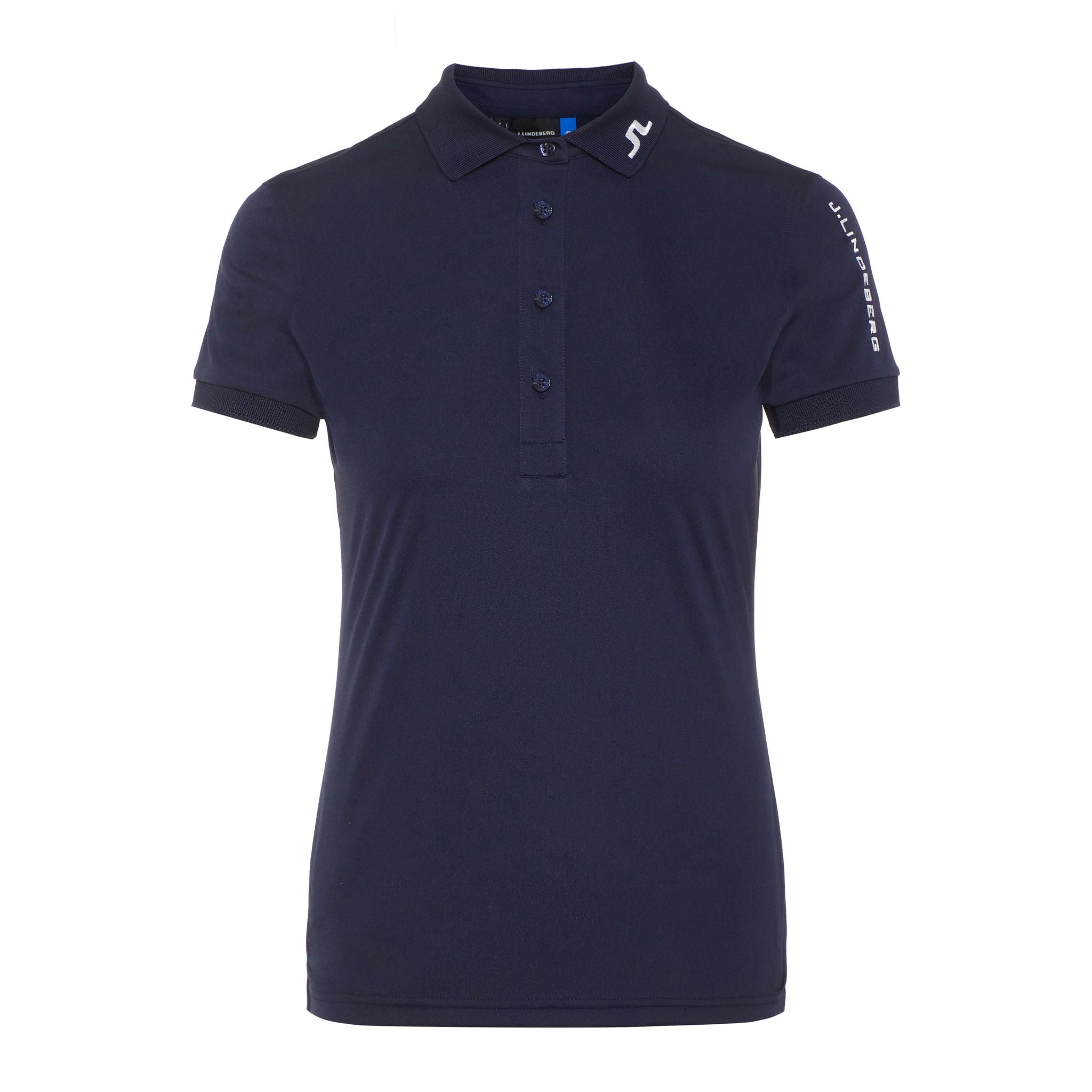 J. Lindeberg W Tour Tech slim TX Jersey Polo JL Navy Donna