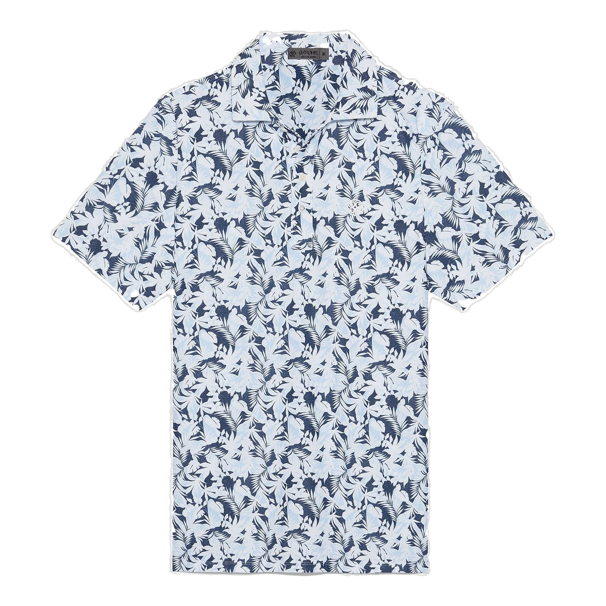 Polo da golf GFORE Palm Fronds Tech Piqué Slim Fit da uomo S Uomo