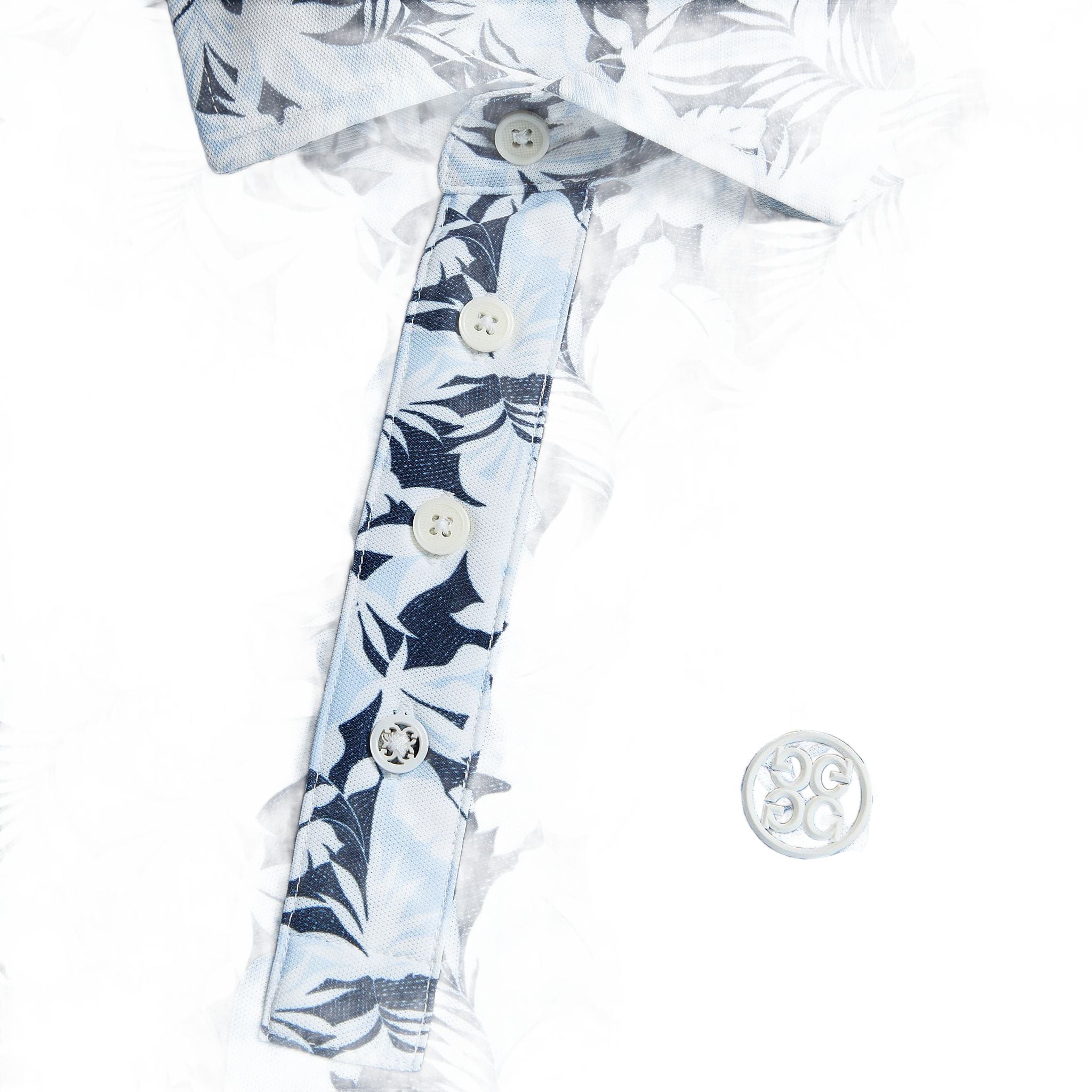 Polo da golf GFORE Palm Fronds Tech Piqué Slim Fit da uomo S Uomo