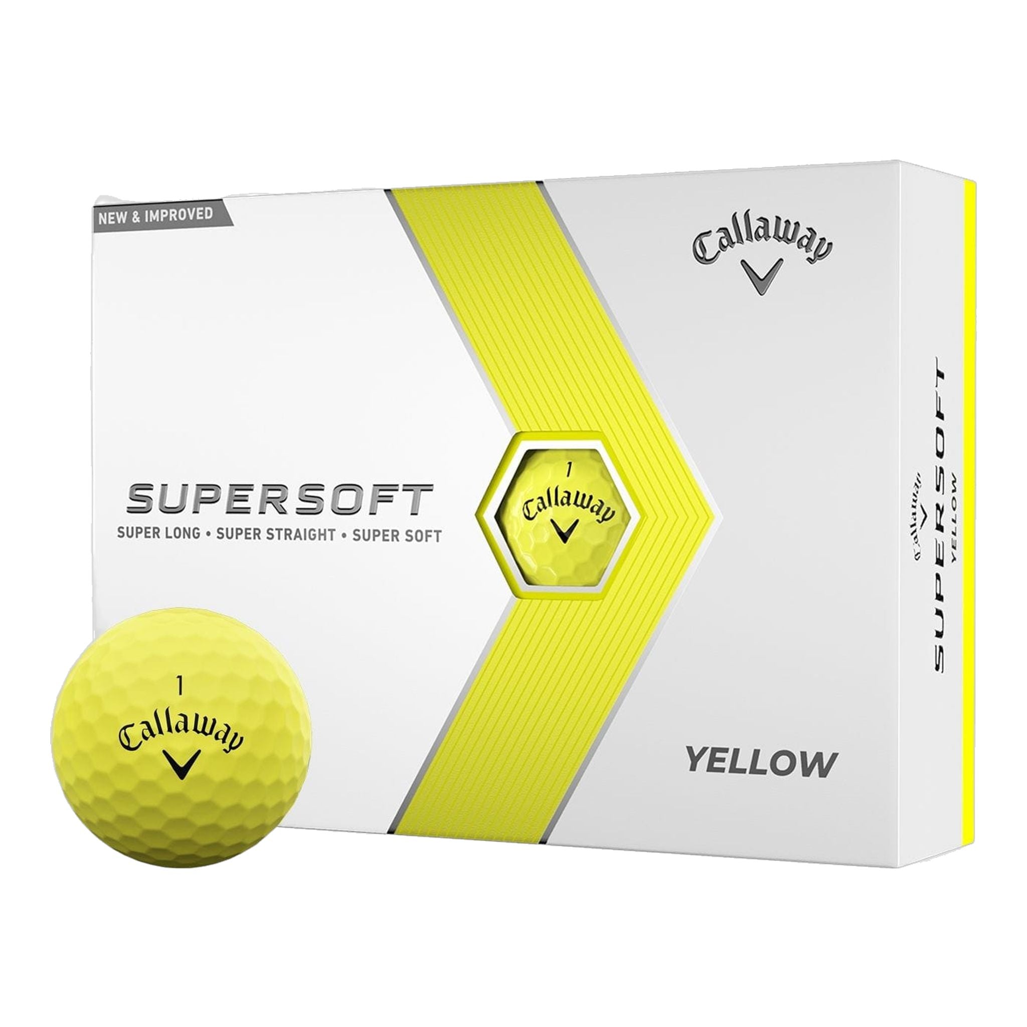 Palline da golf Callaway Supersoft (23) (12 pezzi)