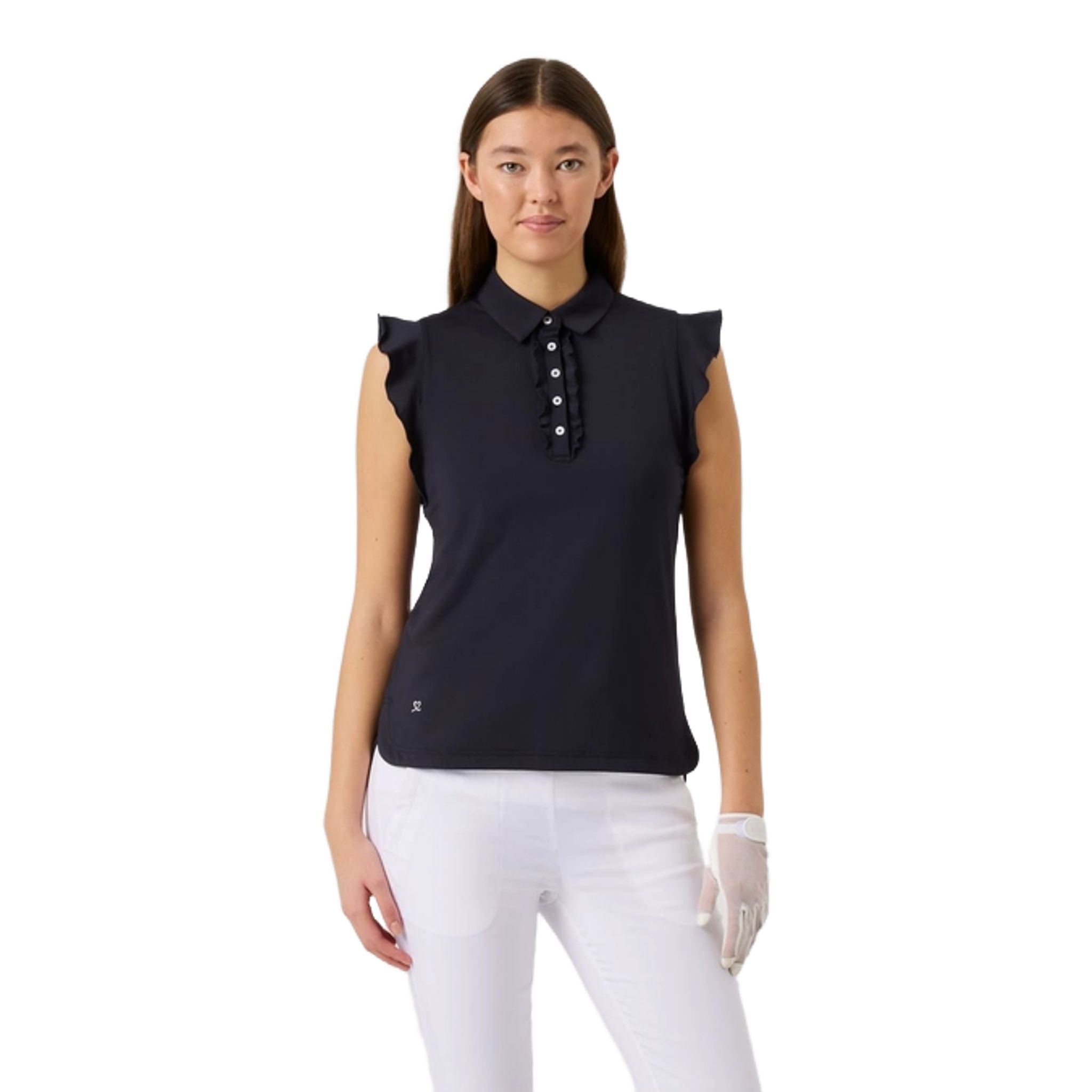 Daily Sports Frill SL Poloshirt Damen