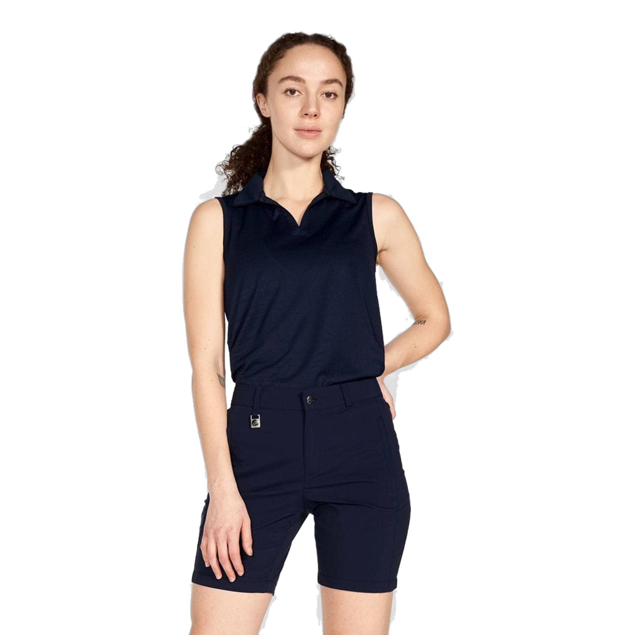Polo Röhnisch W Zoey SL blu navy da donna