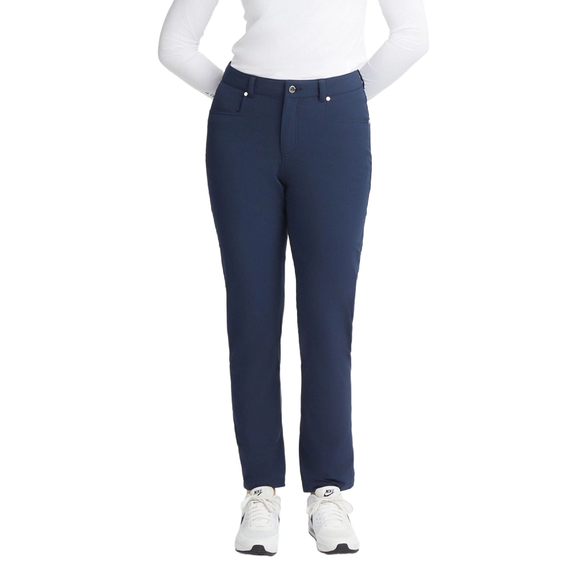 Pantaloni da golf Röhnisch Chie spazzolati da donna