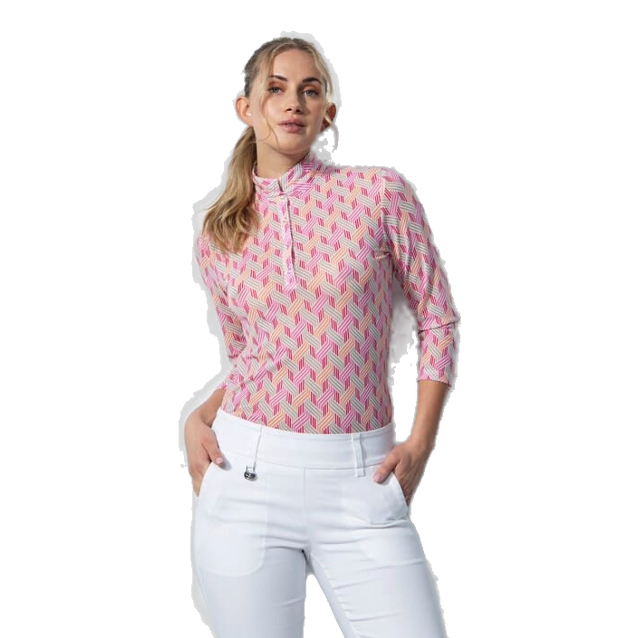 Polo da donna Daily Sports Digne Mesh a maniche 3/4