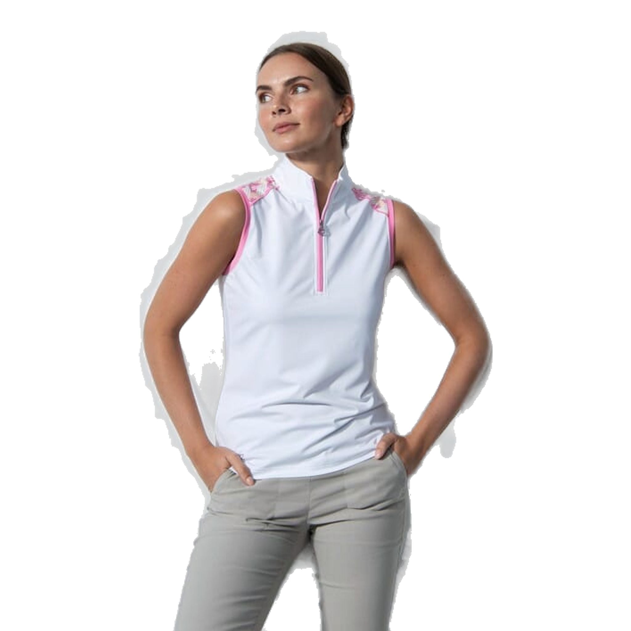 Daily Sports Perugia Maglia senza maniche a mezzo collo da donna