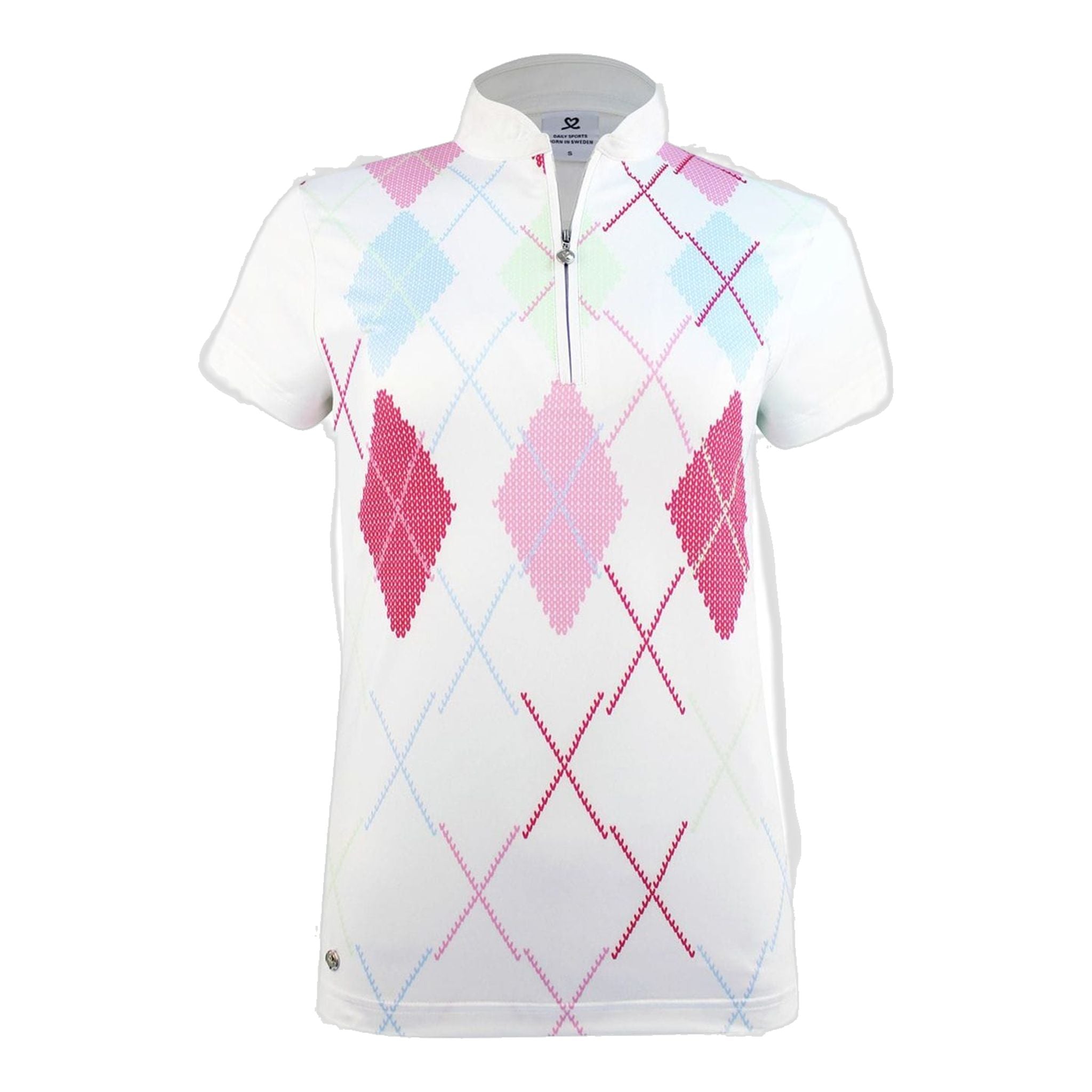 Polo Aletta Cap SS bianca da donna di Daily Sports