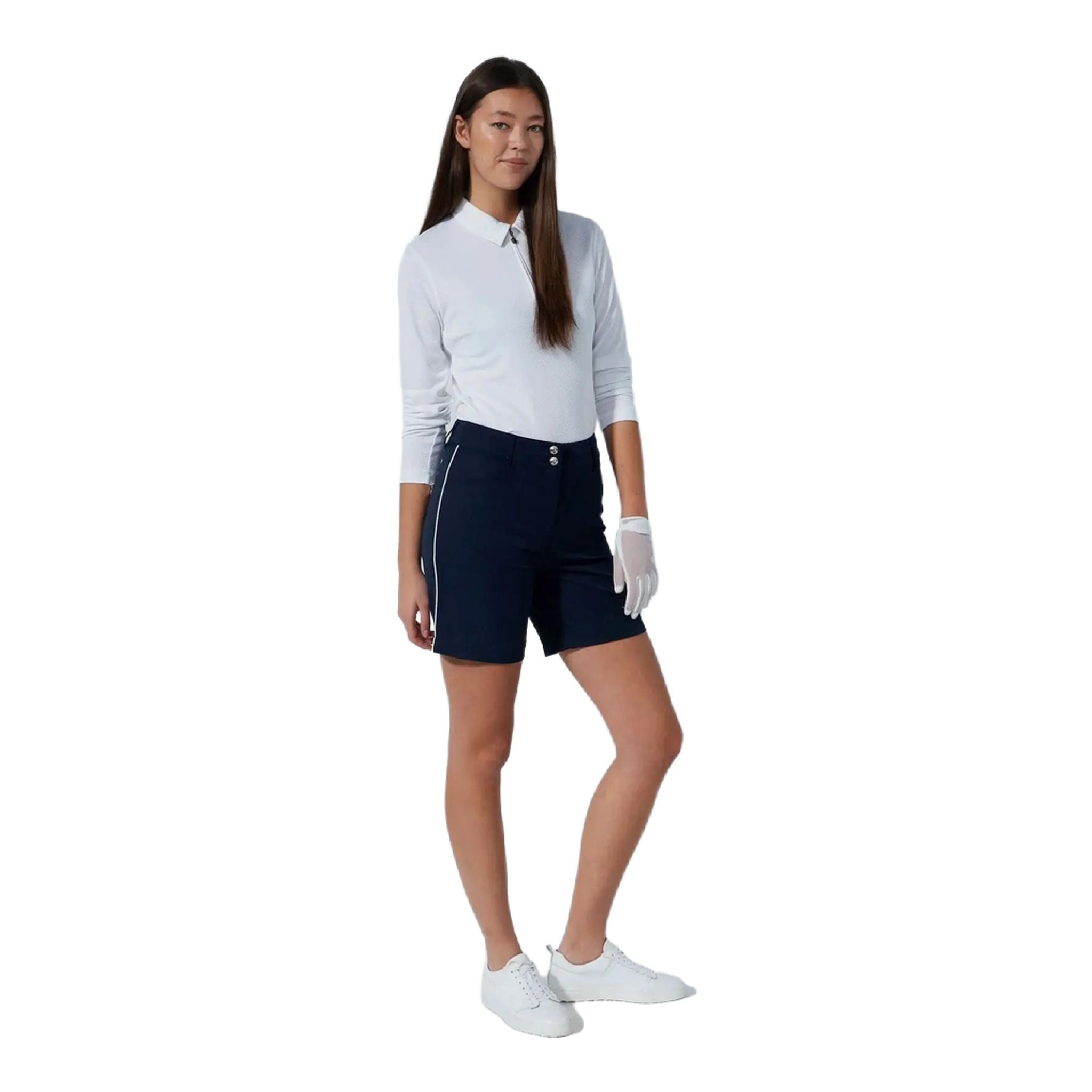 Pantaloncini sportivi glamour da giorno 45 cm da donna