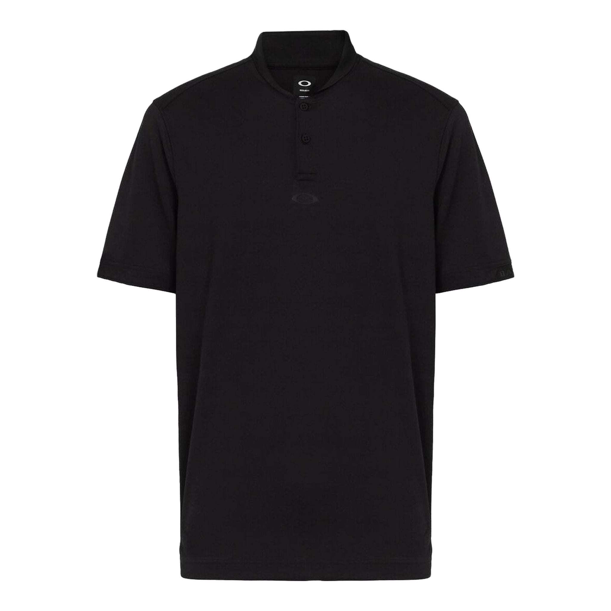 Oakley Polo SS Bomber Collar Nero Uomo