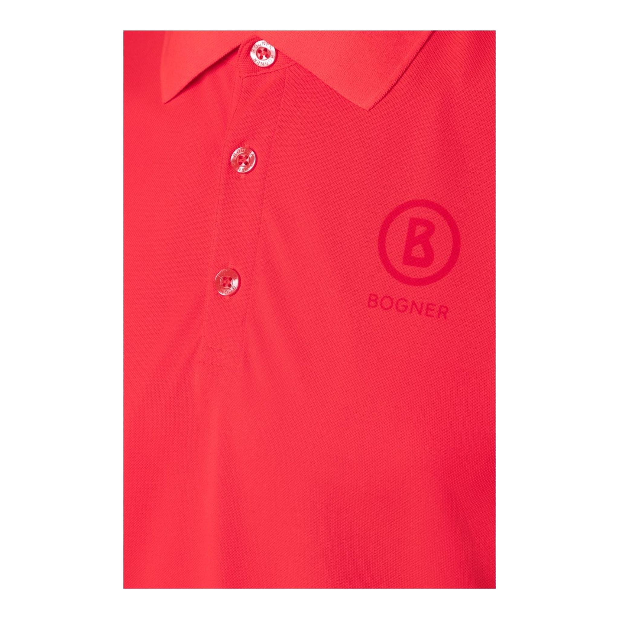 Bogner Polo Daniel Rosso Neon Uomo