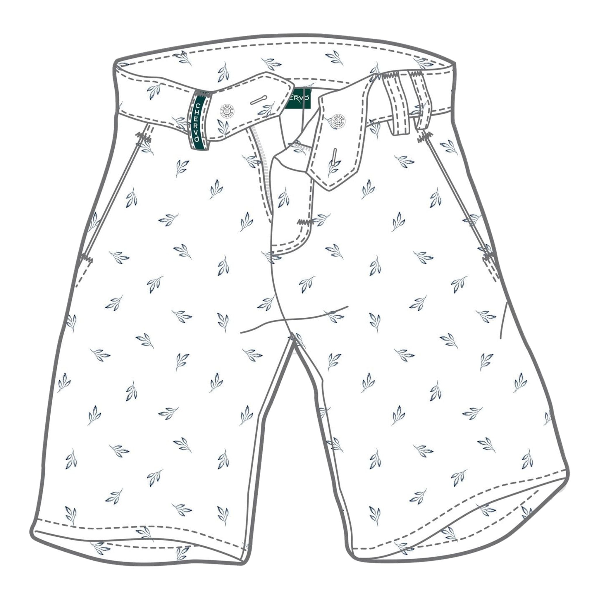 Chervo M Giovedi Bermuda Bianco (Modello Piccolo) 48 Uomo