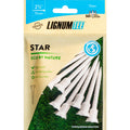 Lignum Eco 72mm Star [12Tees] Bianco