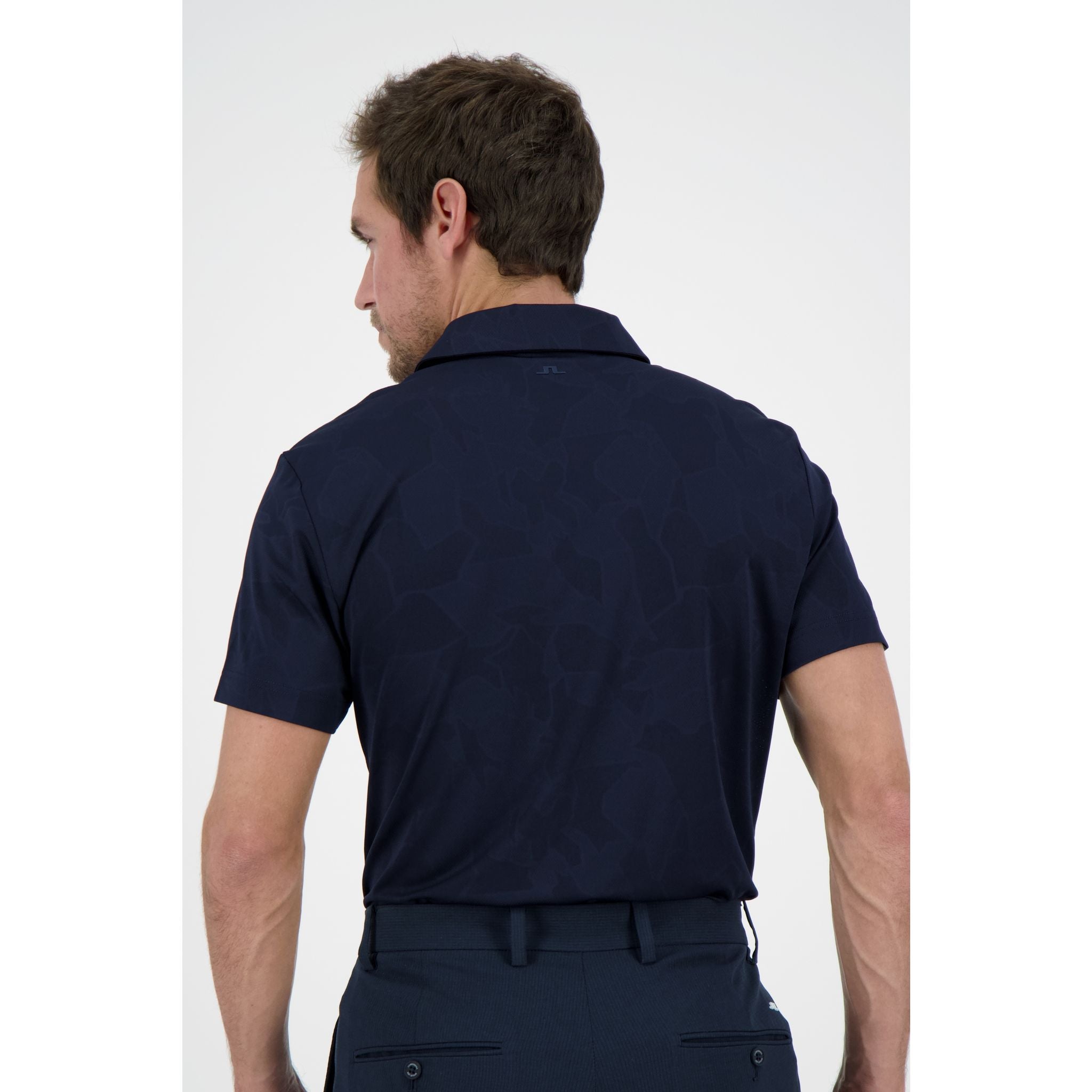J. Lindeberg M Clide Regular Fit SS Polo JL Blu Navy Uomo
