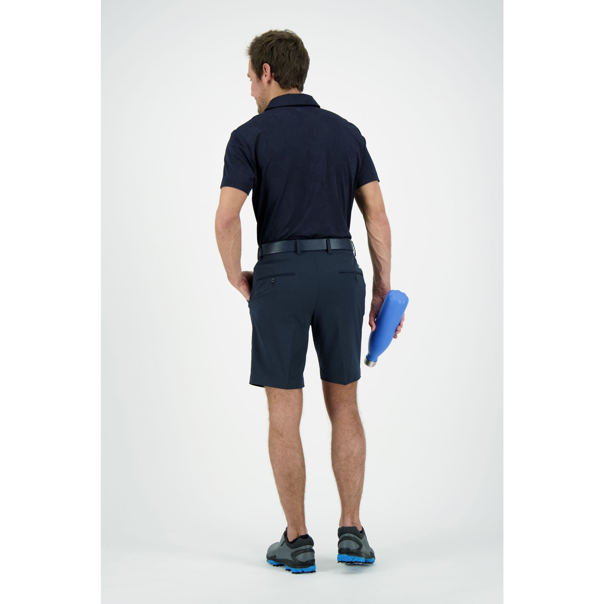 J. Lindeberg M Clide Regular Fit SS Polo JL Blu Navy Uomo