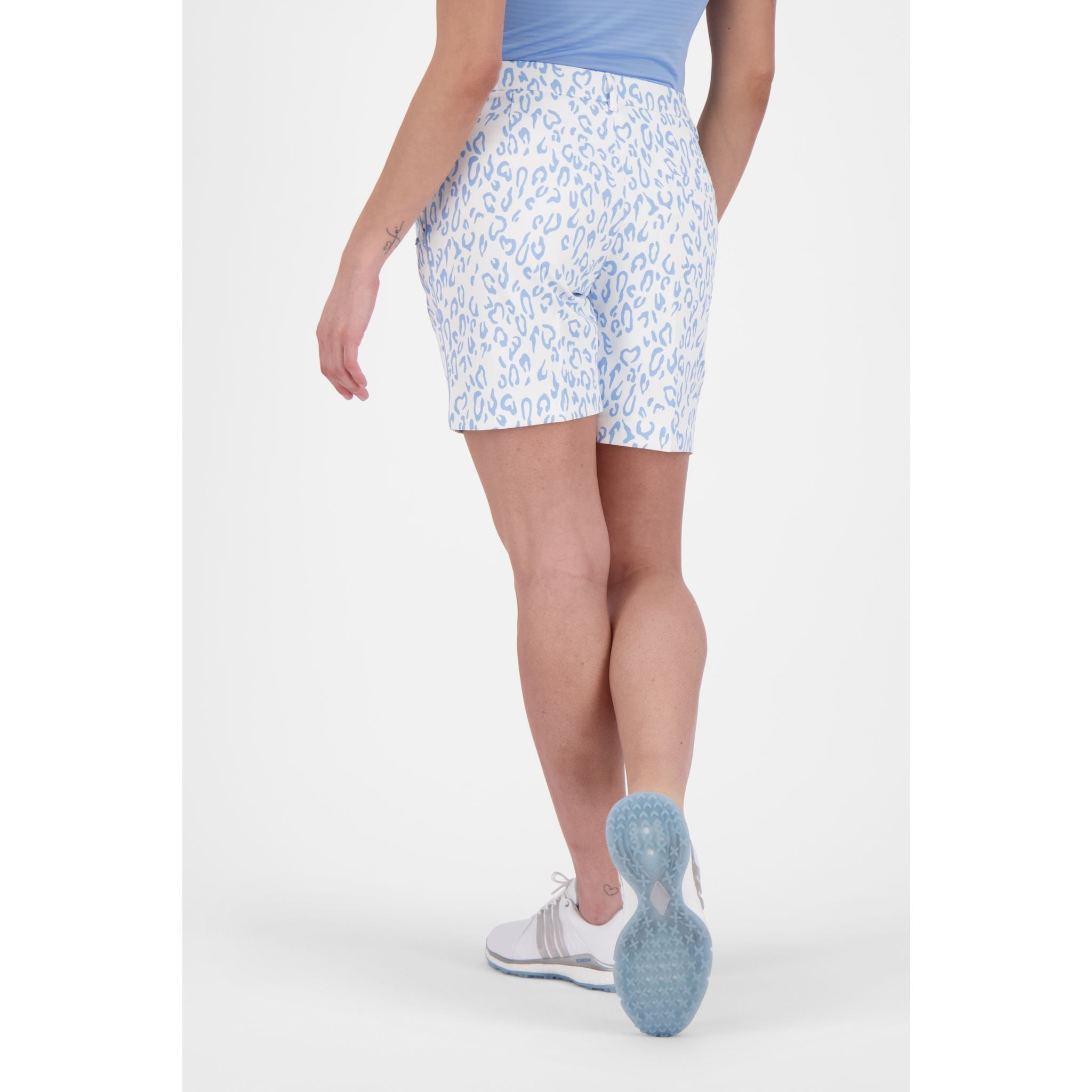 J. Lindeberg W Gwen Long Printed Short Animal Blu Bianco Donna