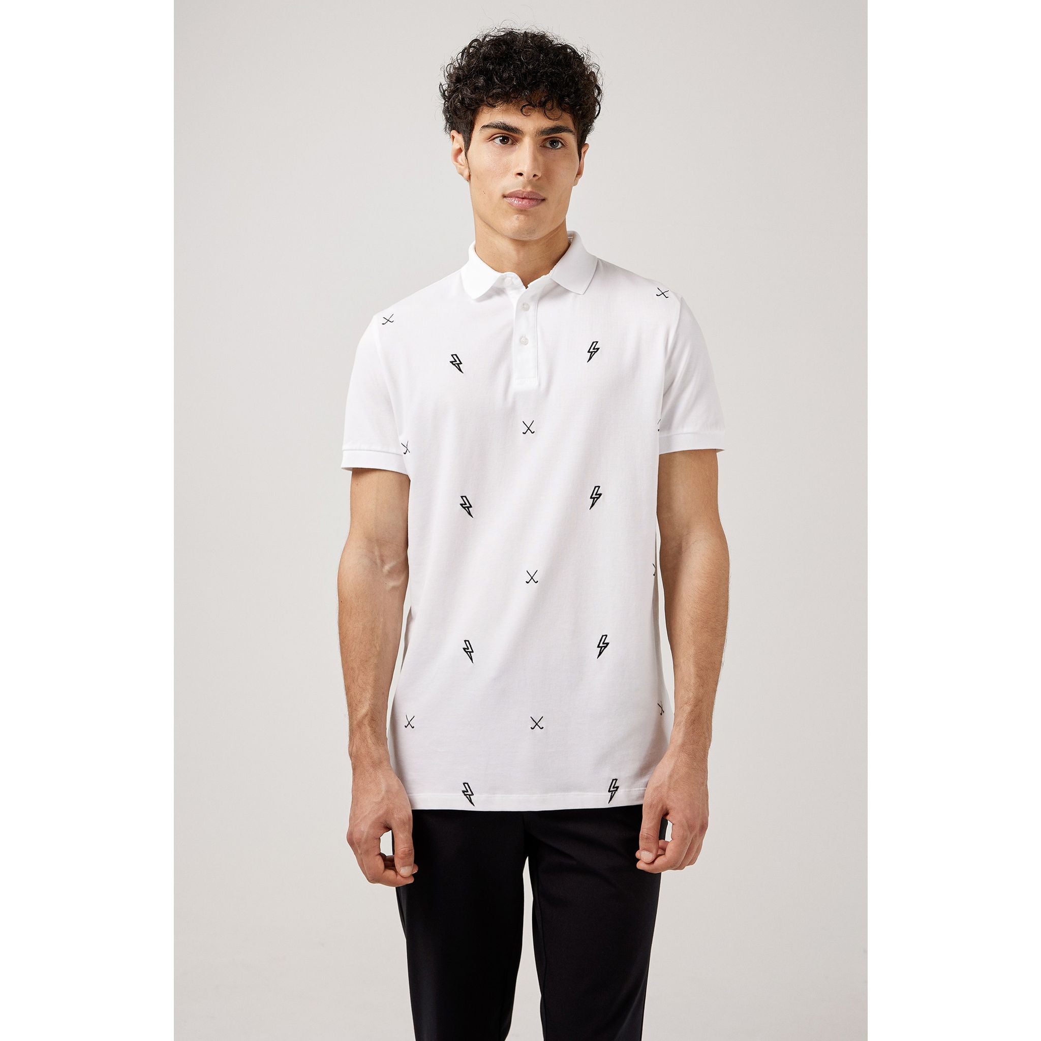 Maglia J. Lindeberg JL Strike Ricamo Uomo