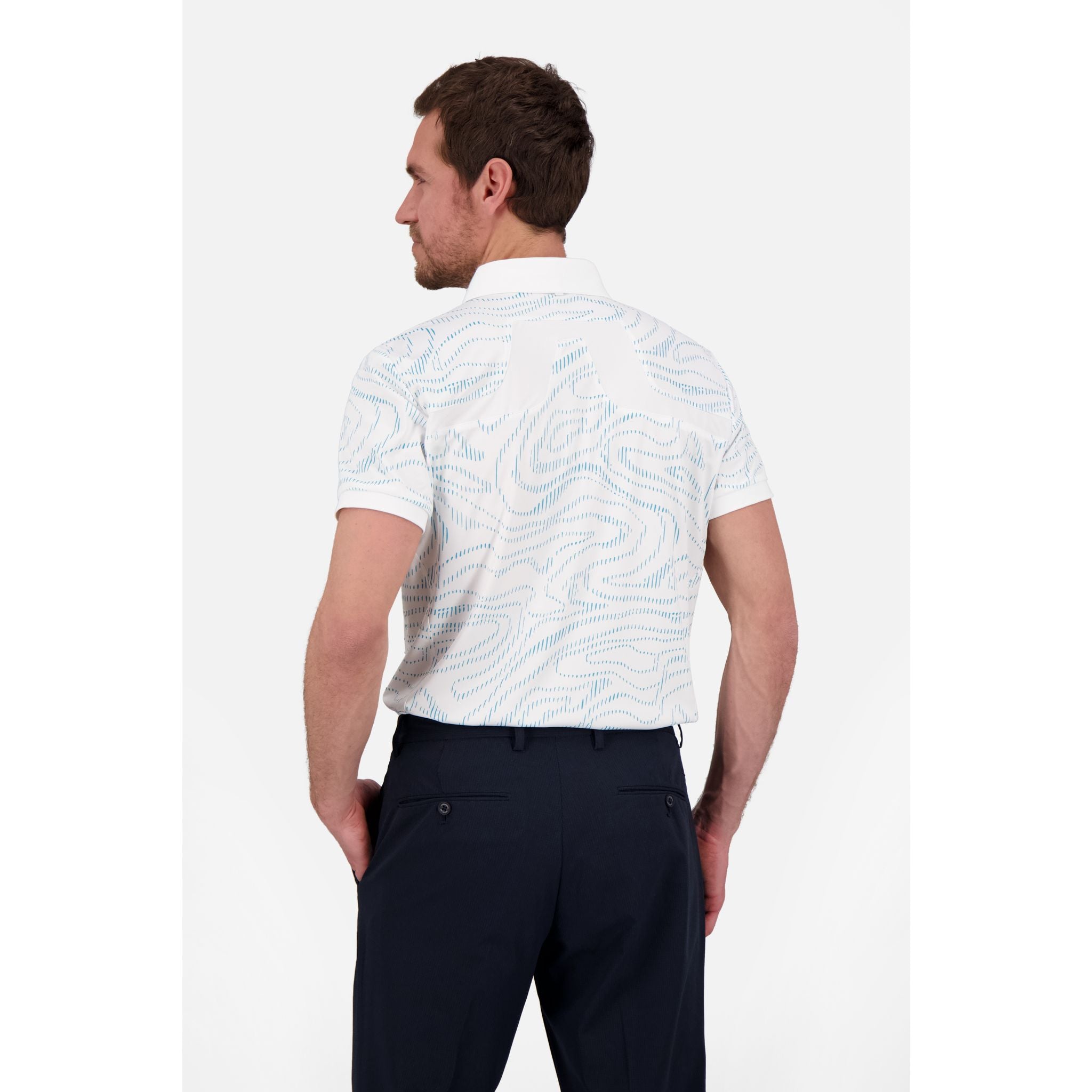 J. Lindeberg KV stampa vestibilità regolare da uomo