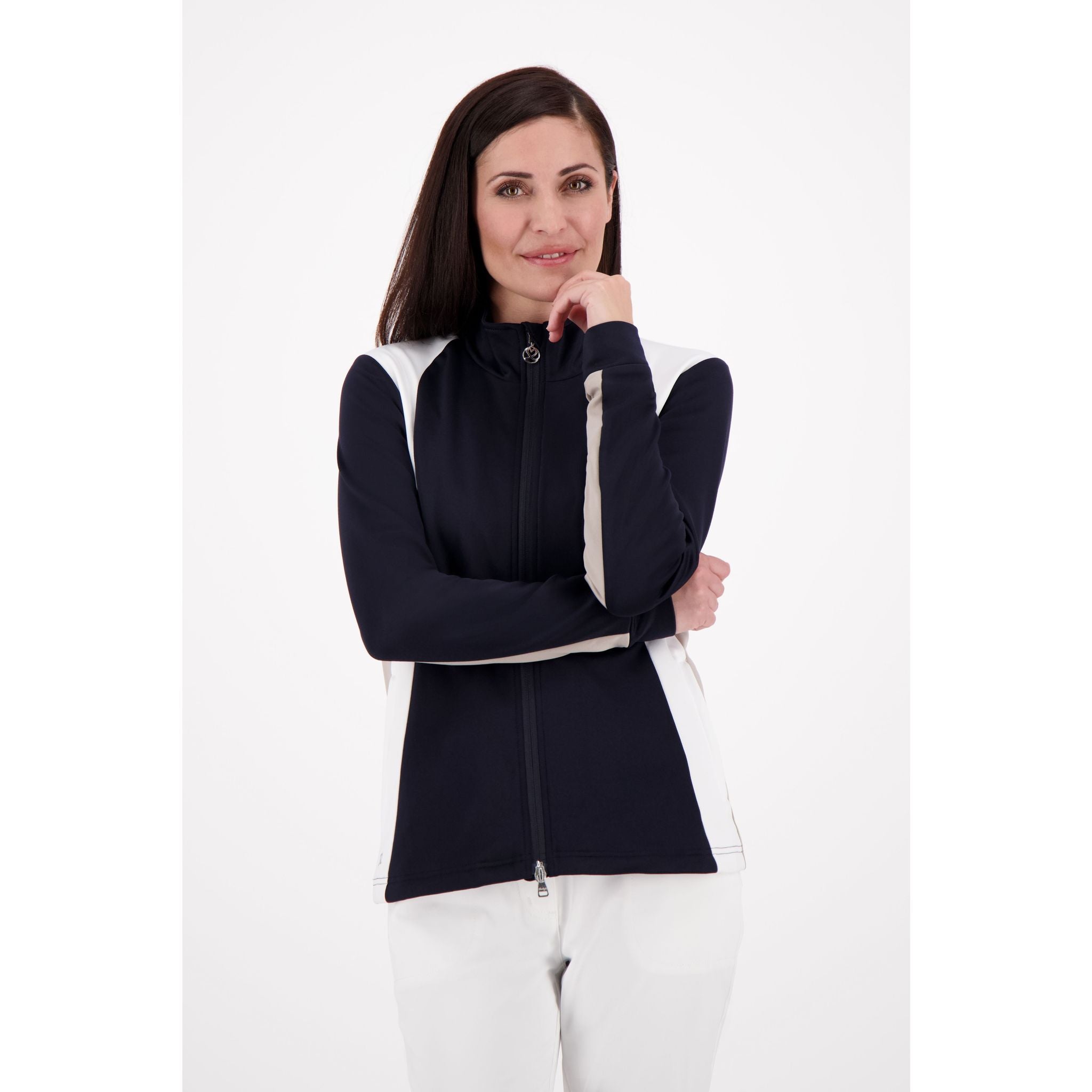 Giacca sportiva quotidiana Zenia blu navy donna