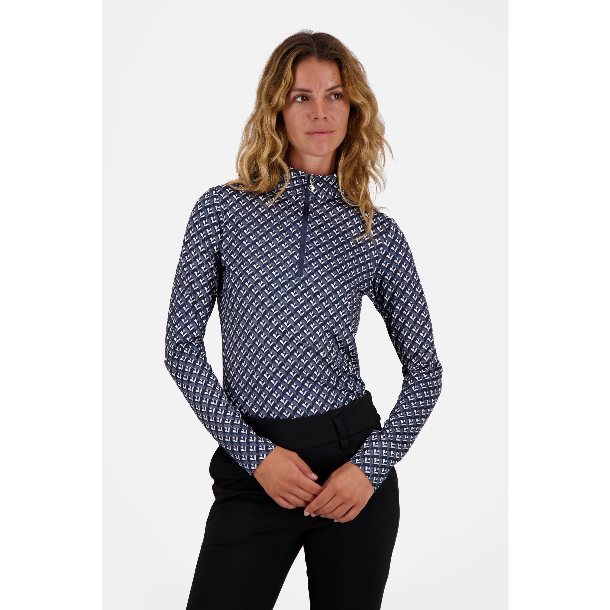 Polo da donna con collo mezzo collo Chelles Daily Sports