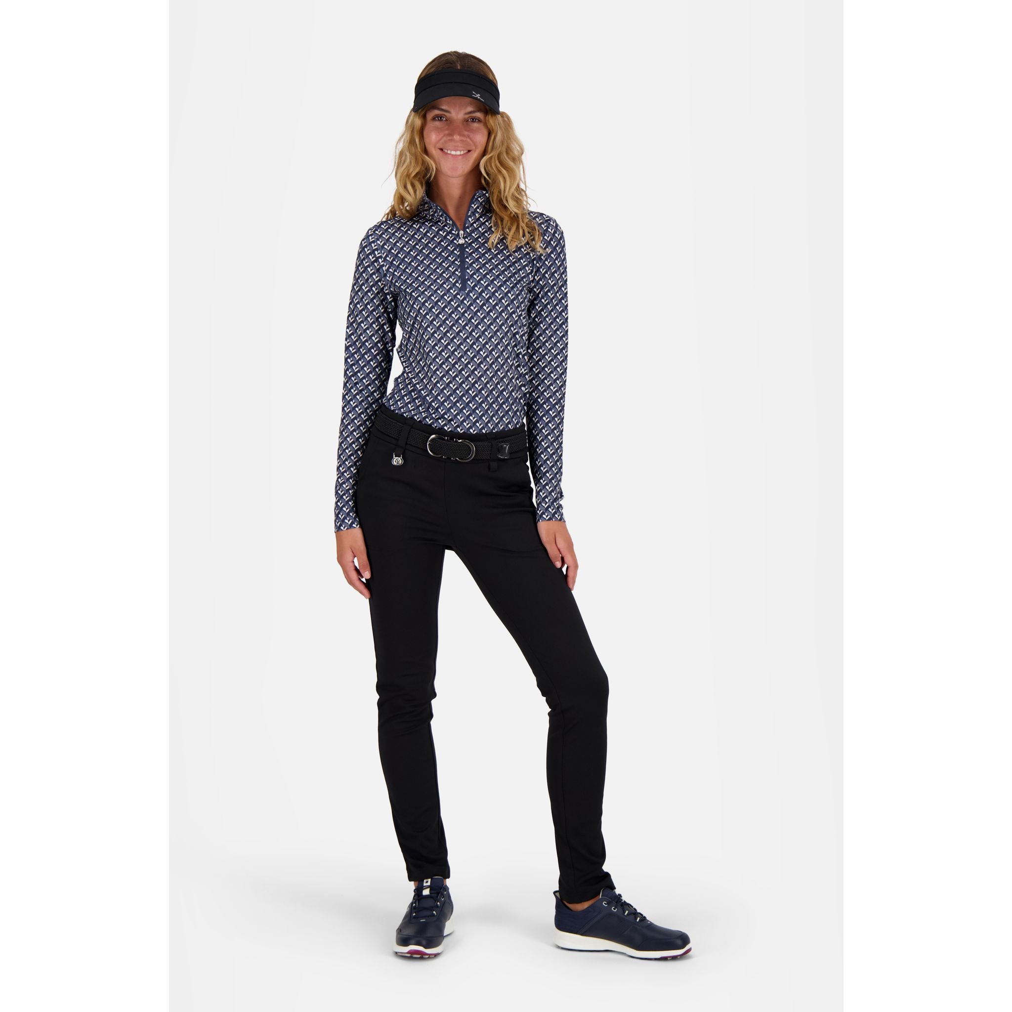 Polo da donna con collo mezzo collo Chelles Daily Sports