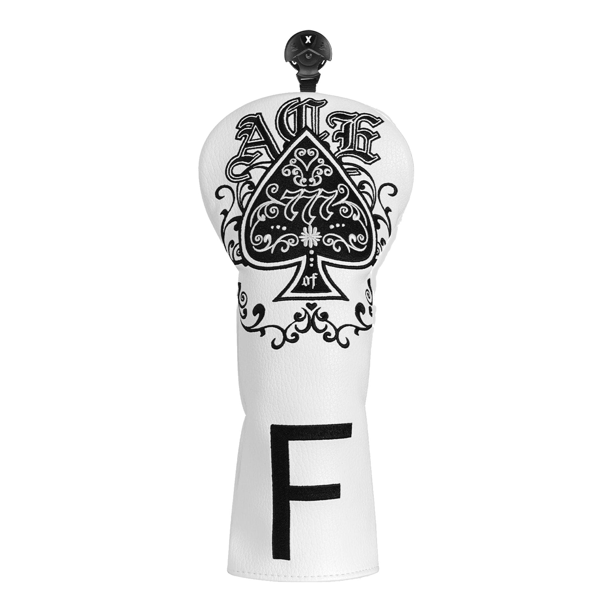 Copritesta ricamati Copritesta Fairway White Ace