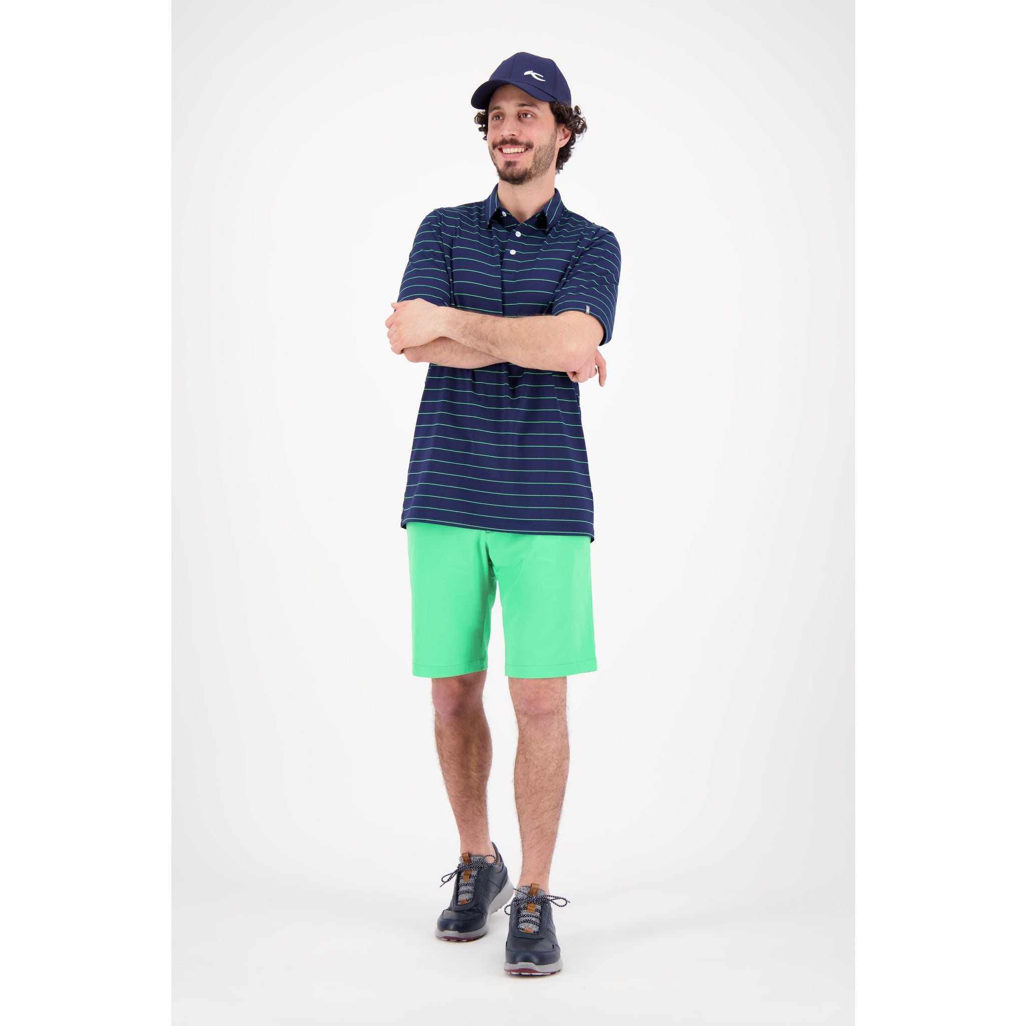 Pantaloncini Kjus M Iver Primavera Verde Uomo