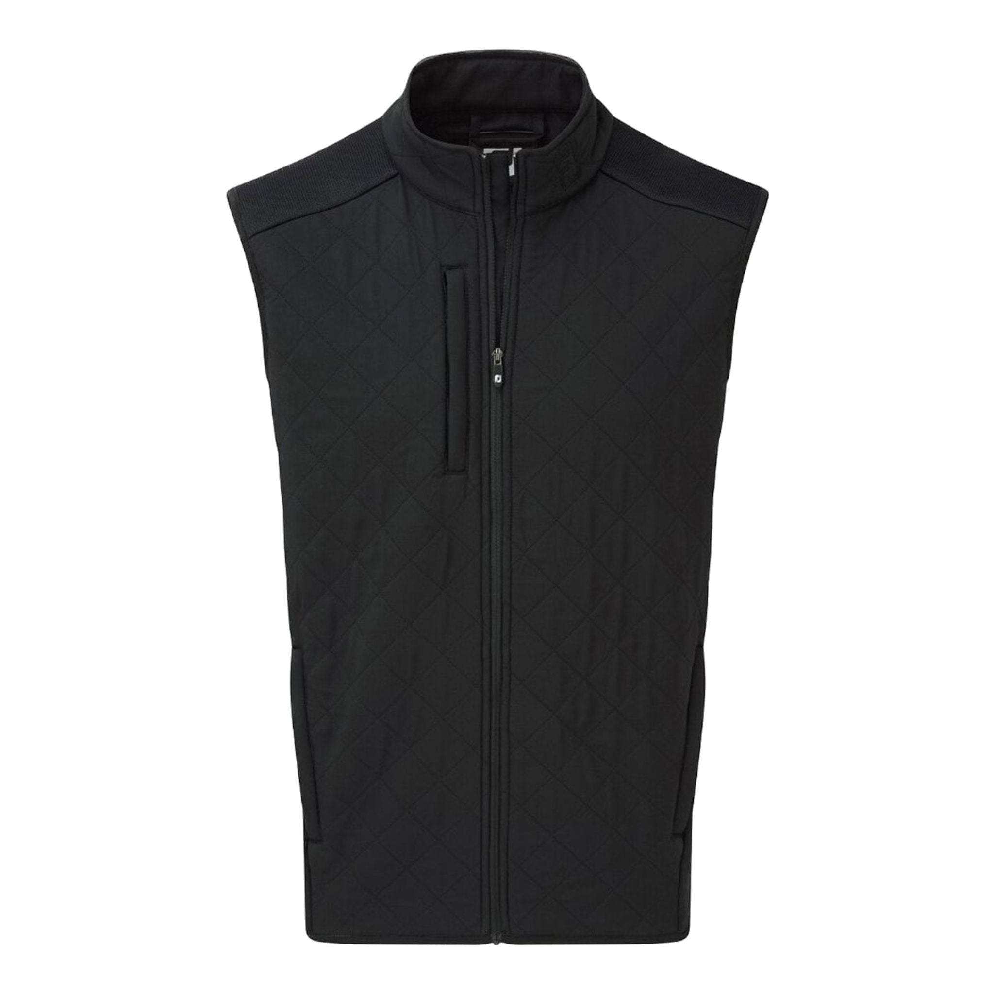 Footjoy M Fleece Gilet trapuntato nero da uomo