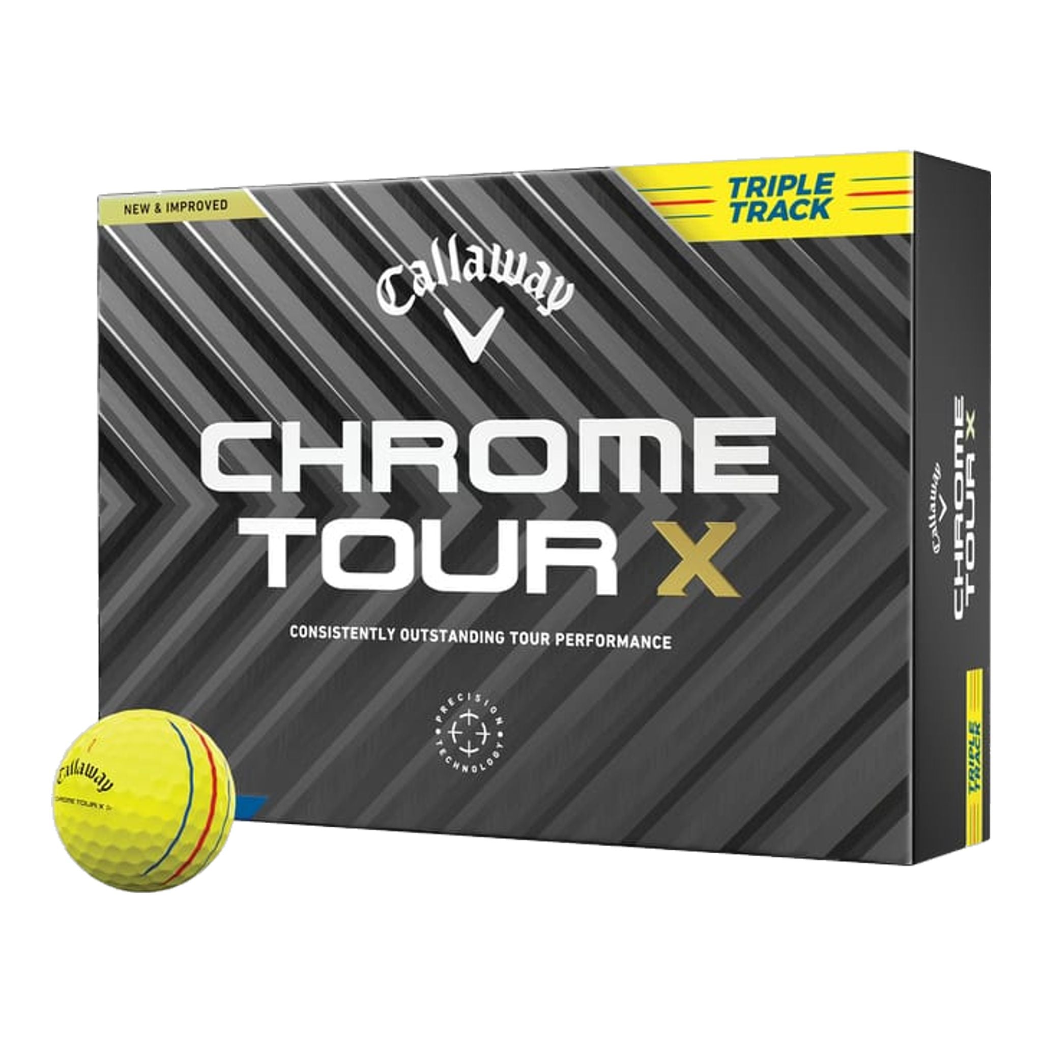 Palline da golf Callaway Chrome Soft Tour X Triple Track [confezione da 12] (2024)