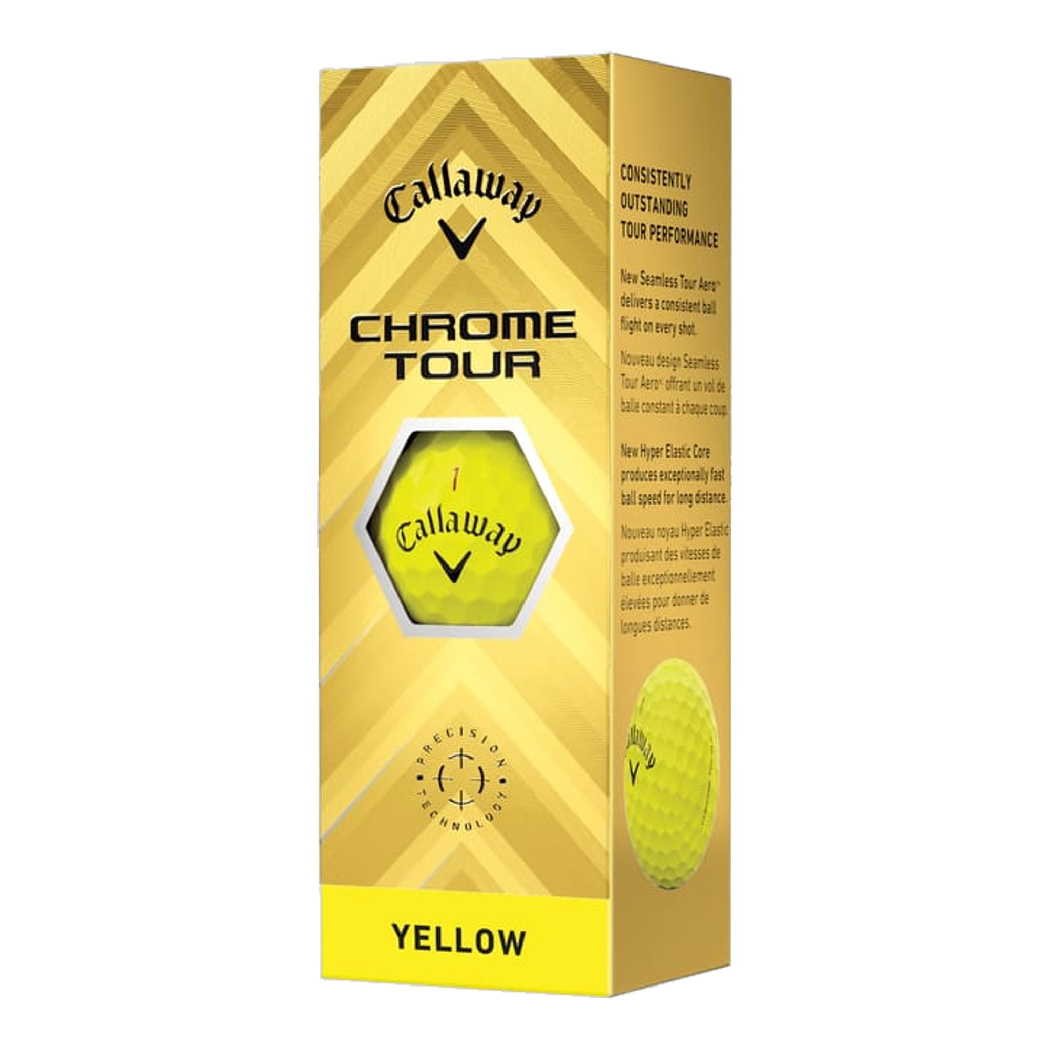 Palline da golf Callaway Chrome Tour (2024)