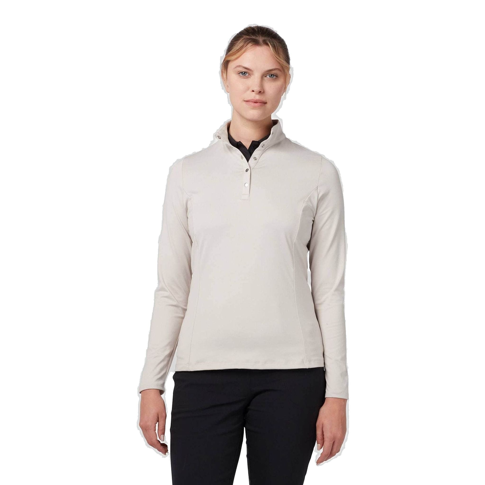 Polo in pile termico Callaway LS da donna