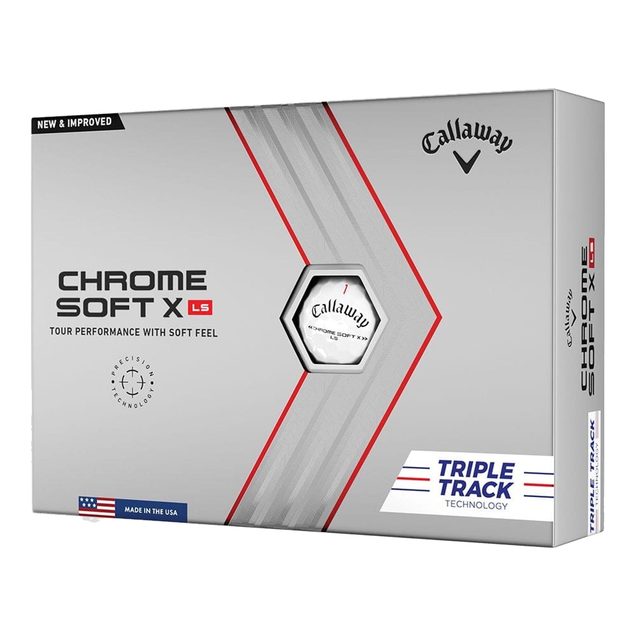 Palline da golf Callaway Chrome Soft X LS (2022)