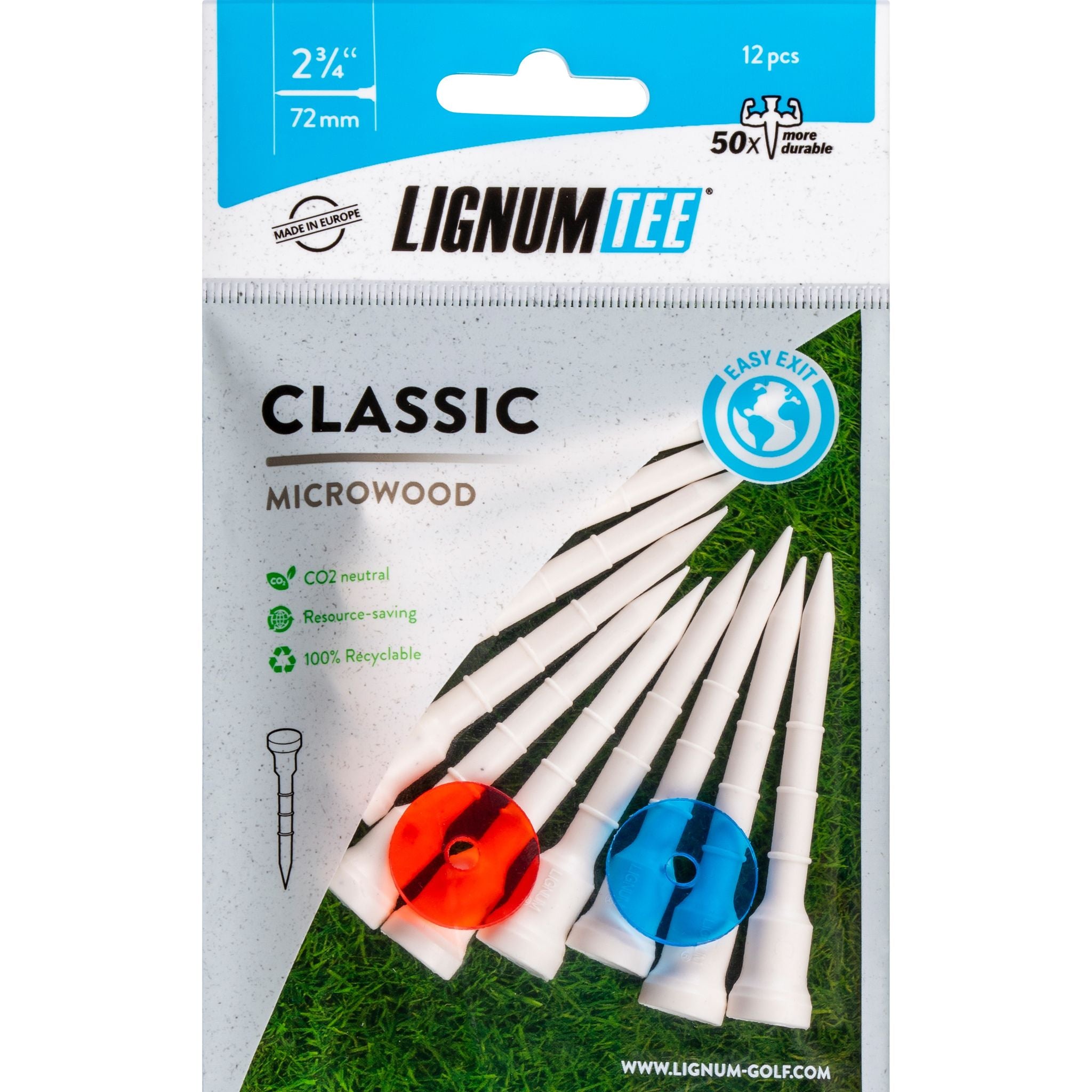 Lignum Classic Tee 72mm