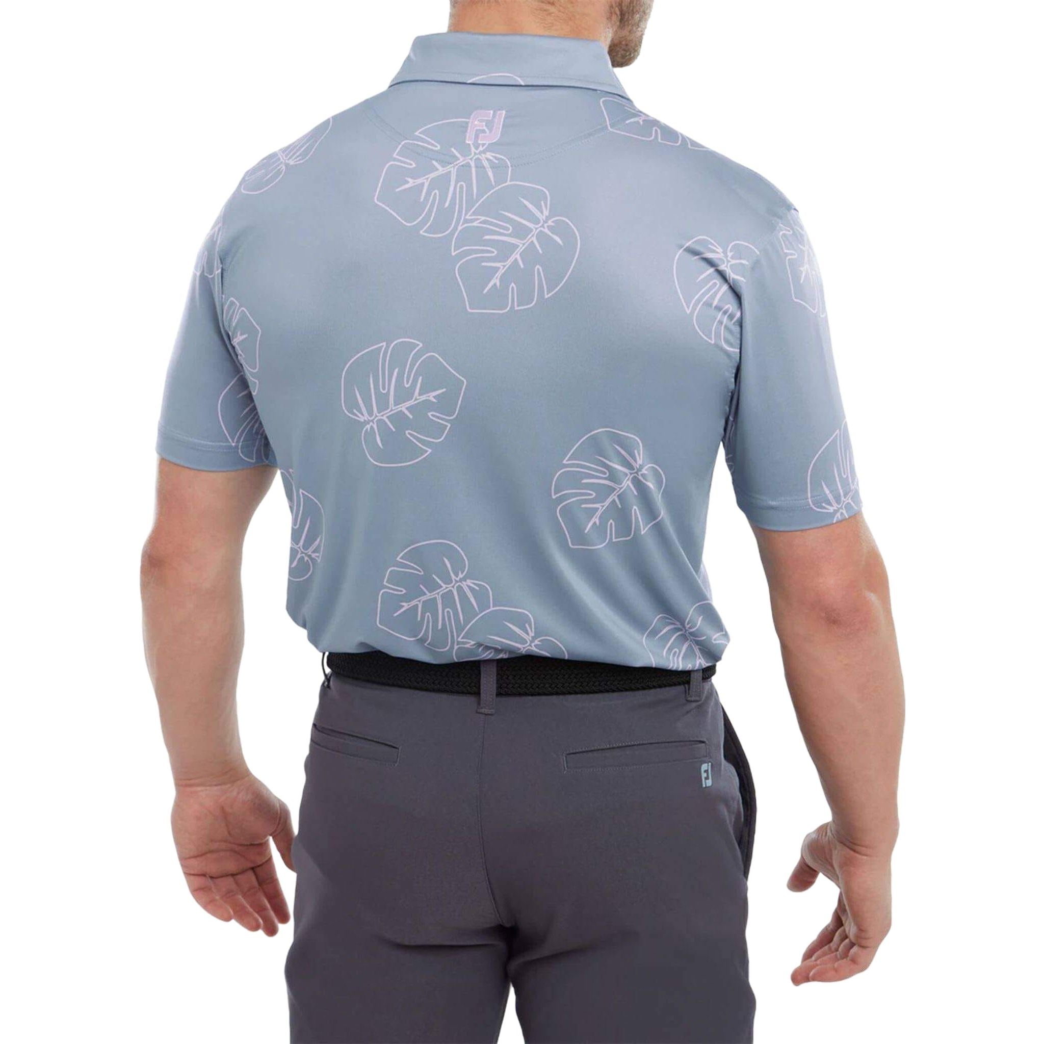 Polo da uomo Footjoy Jungle Leave Pique