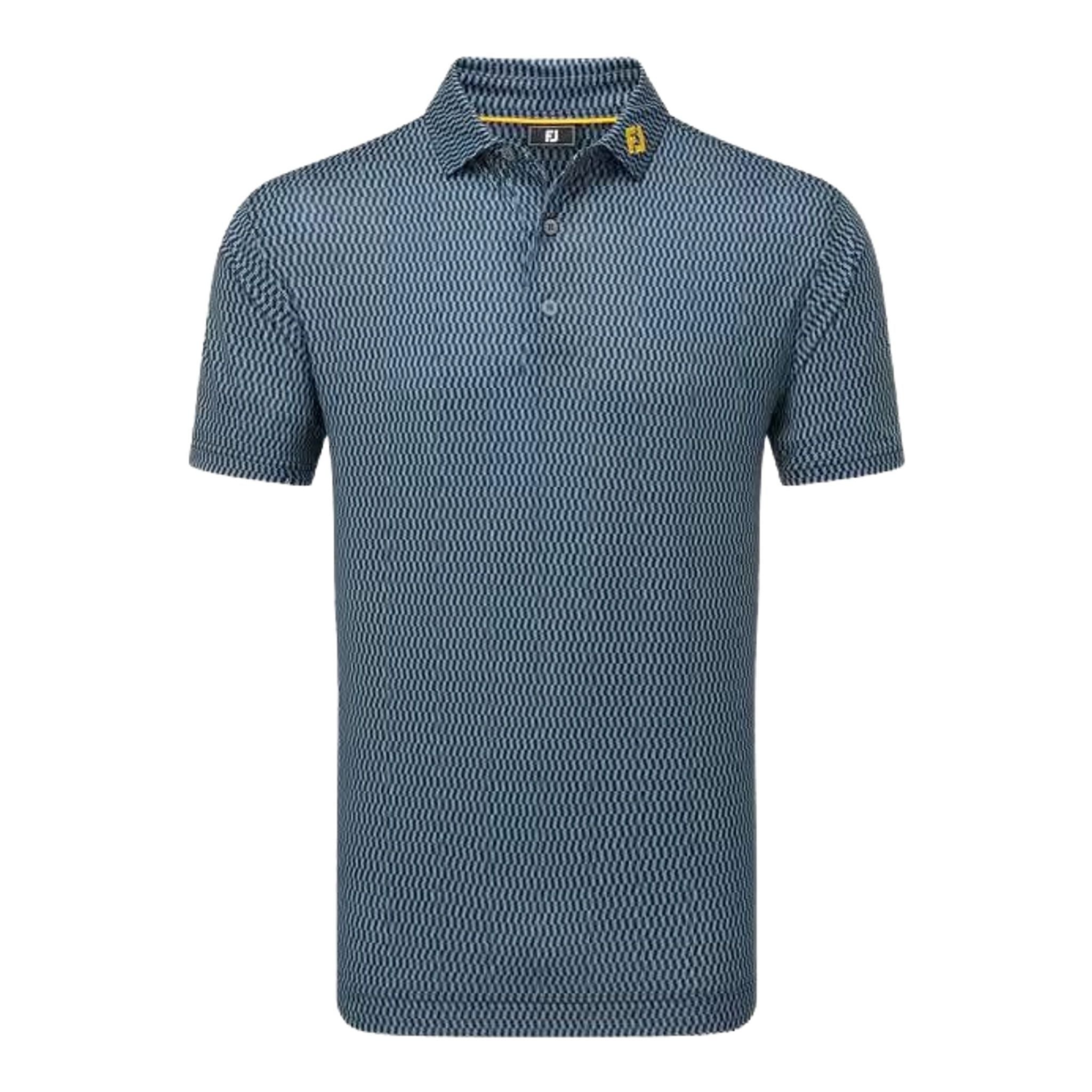 Polo da uomo Footjoy Wiggle Print Lisle