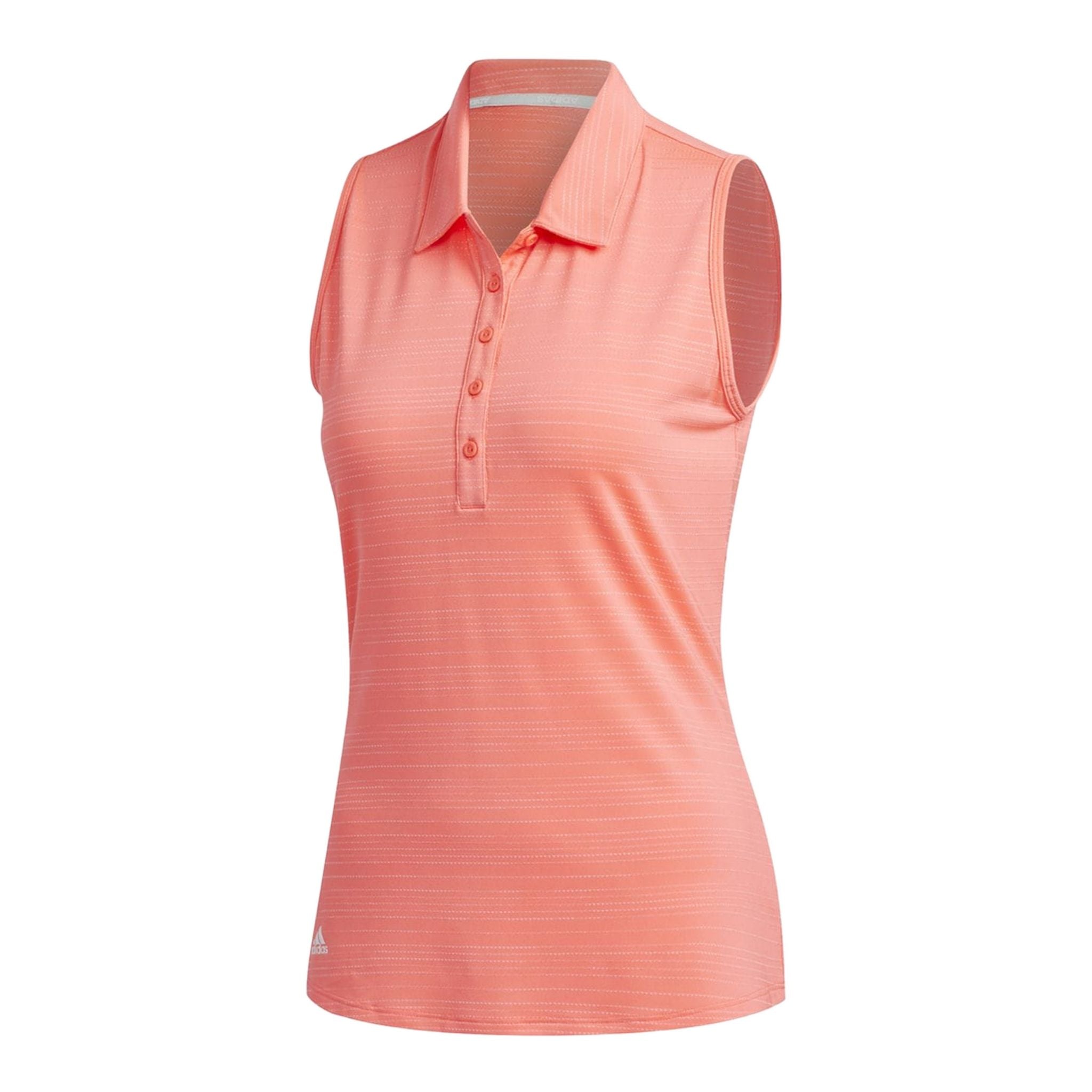 Adidas W Microdot SL Polo Flash Rosso Donna