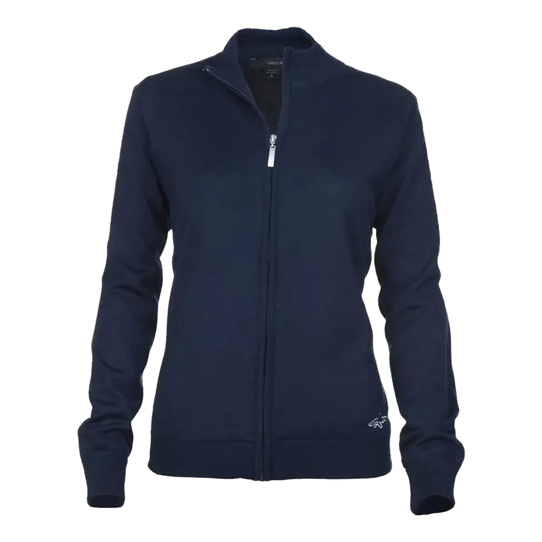 Maglione con zip intera foderato Greg Norman da donna