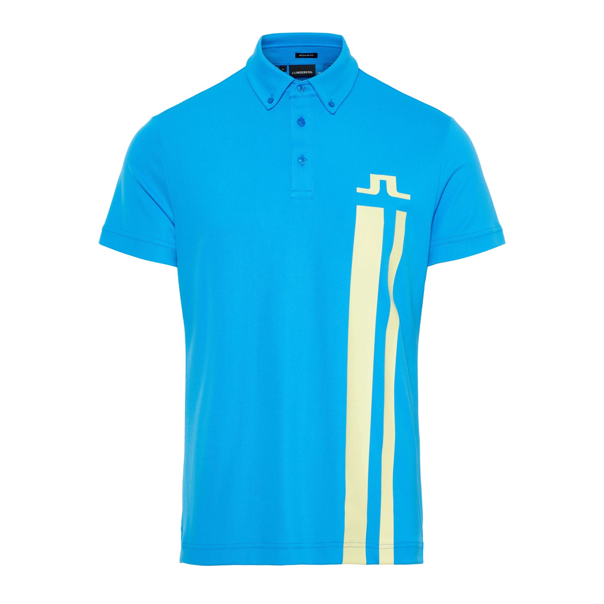 Polo J. Lindeberg M Zeke Reg Fit-Lux Piquet True Blue da uomo