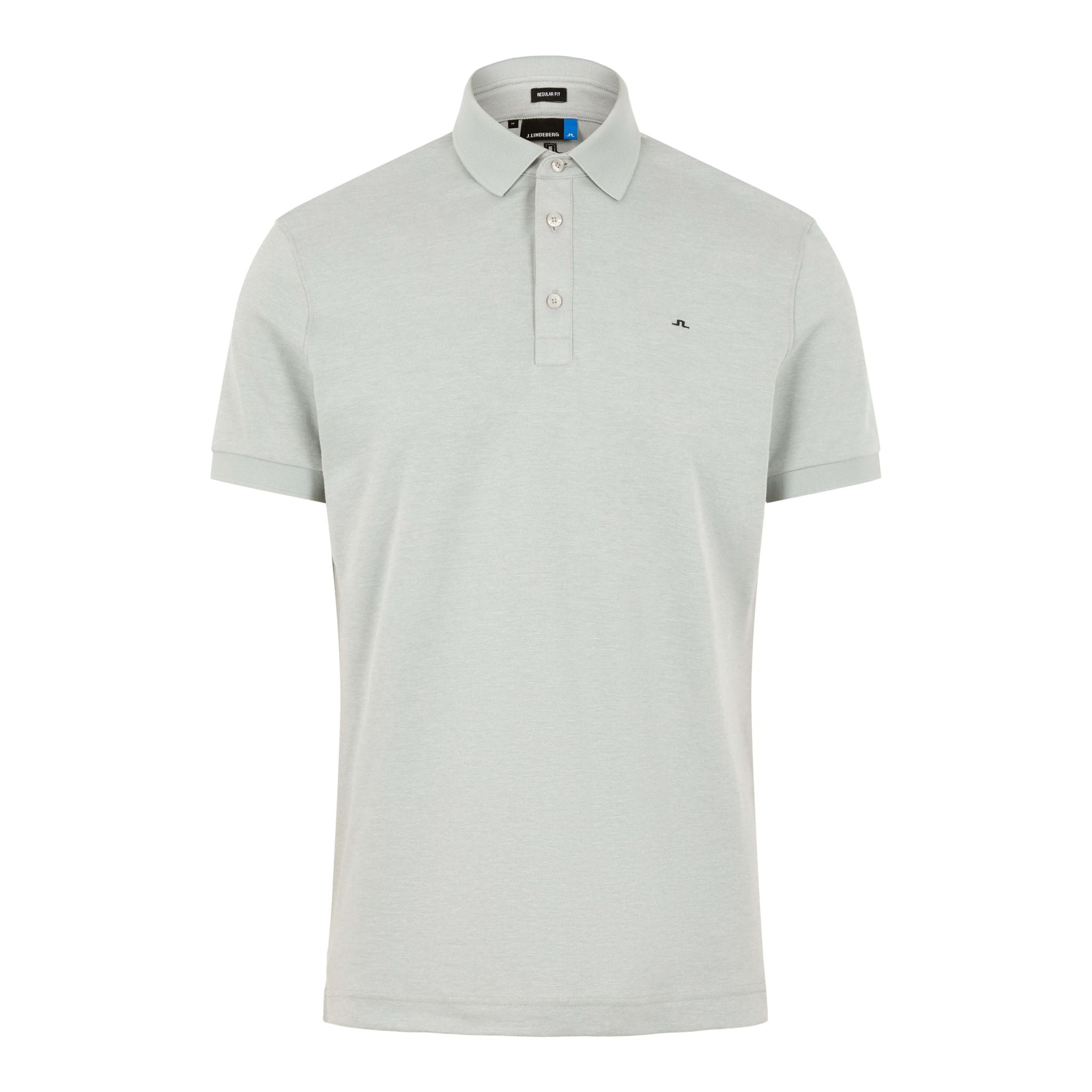 Polo J. Lindeberg M Stan Reg Fit-Club Pique Stone Grey Melange da uomo