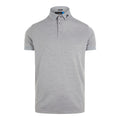 Polo in jersey J. Lindeberg M KV Reg Fit-TX Stone Grey Melange da uomo