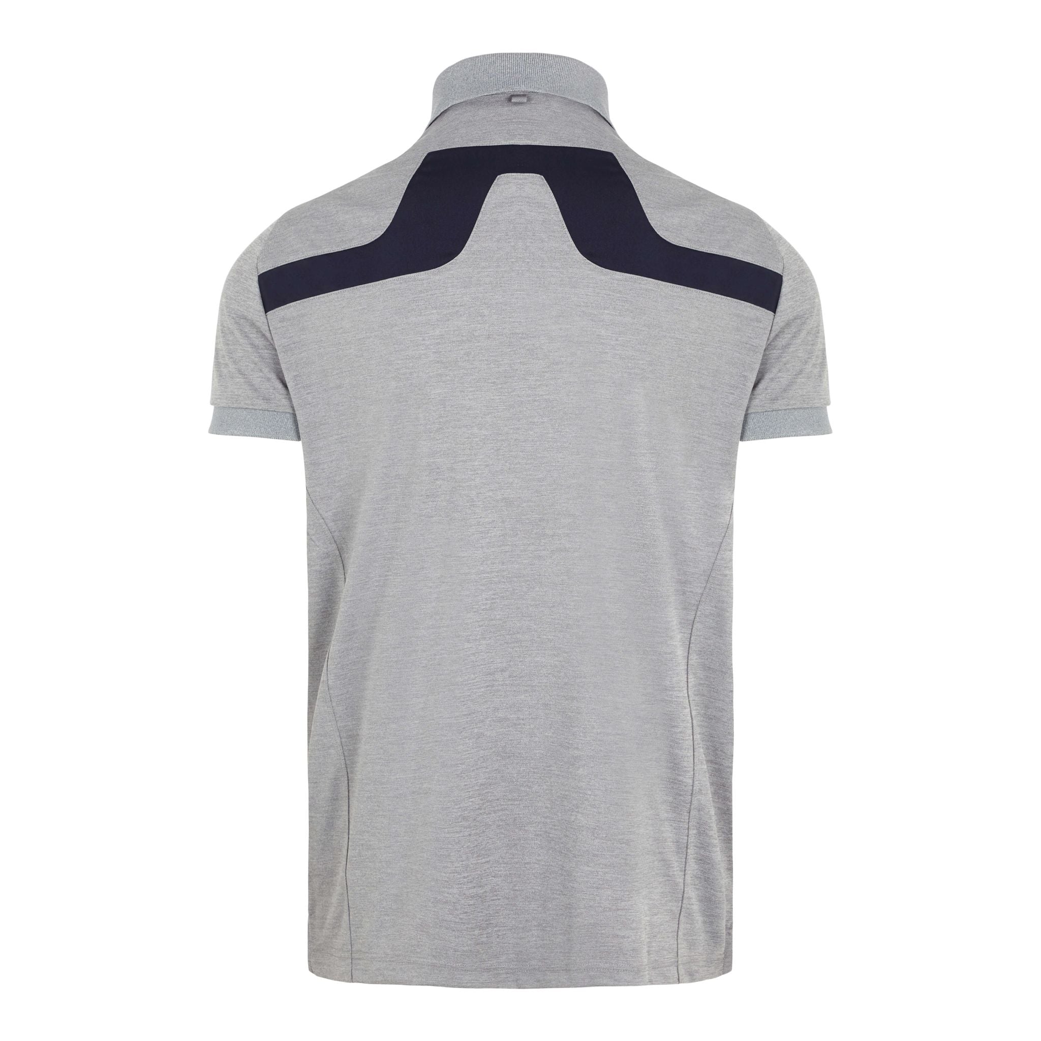 Polo in jersey J. Lindeberg M KV Reg Fit-TX Stone Grey Melange da uomo