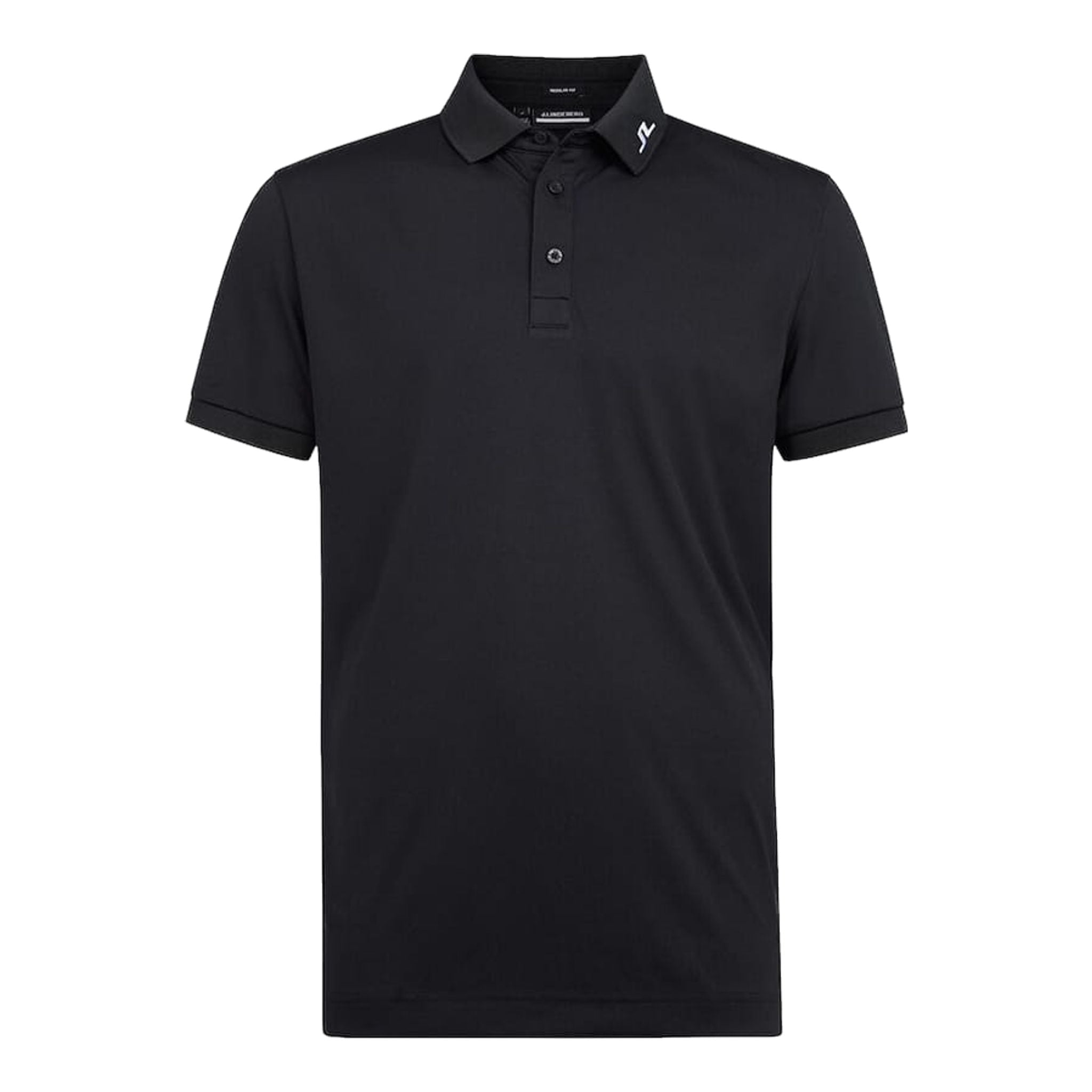 Polo da golf J. Lindeberg M KV Regular Fit nera da uomo