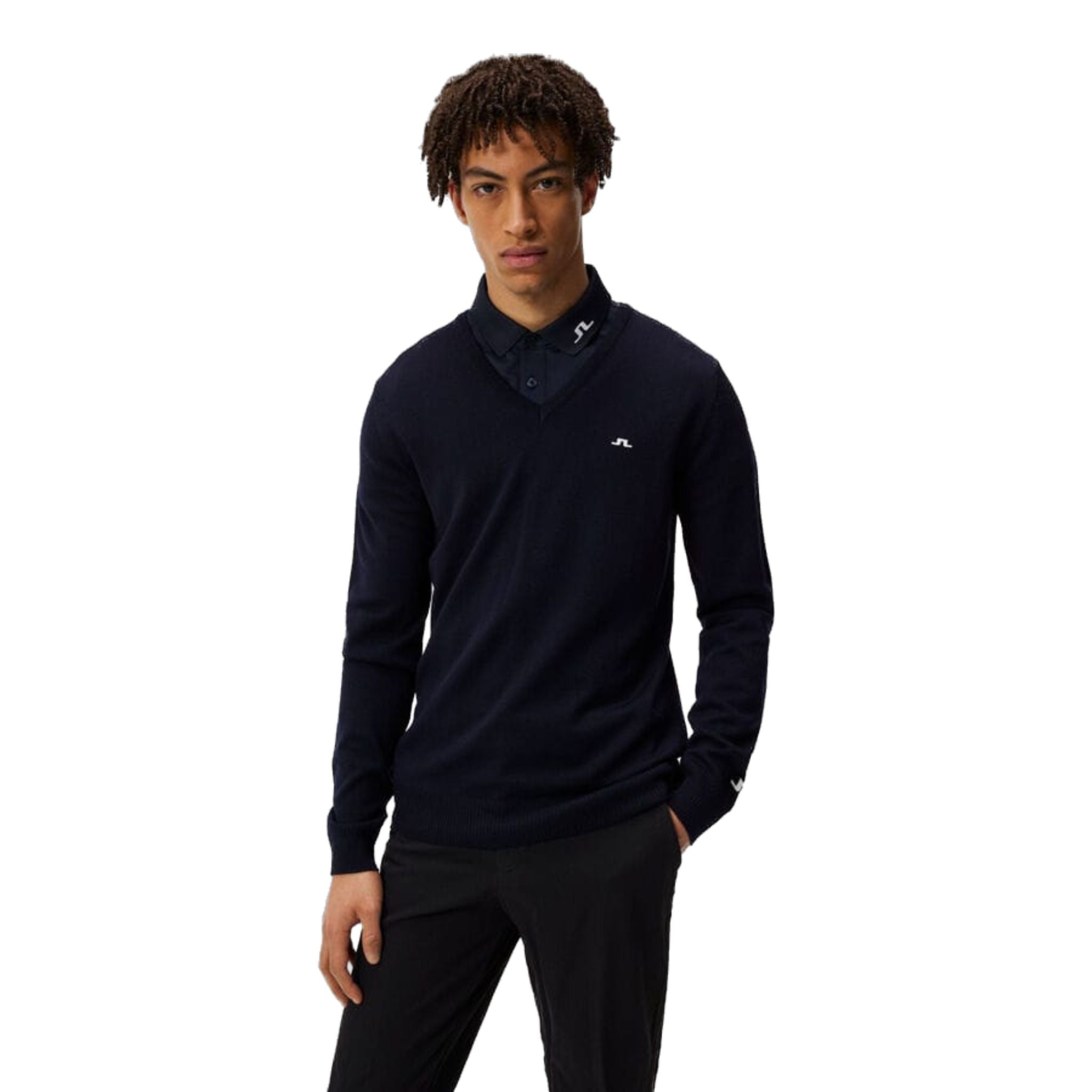 J. Lindeberg Lymann maglione lavorato a maglia da uomo