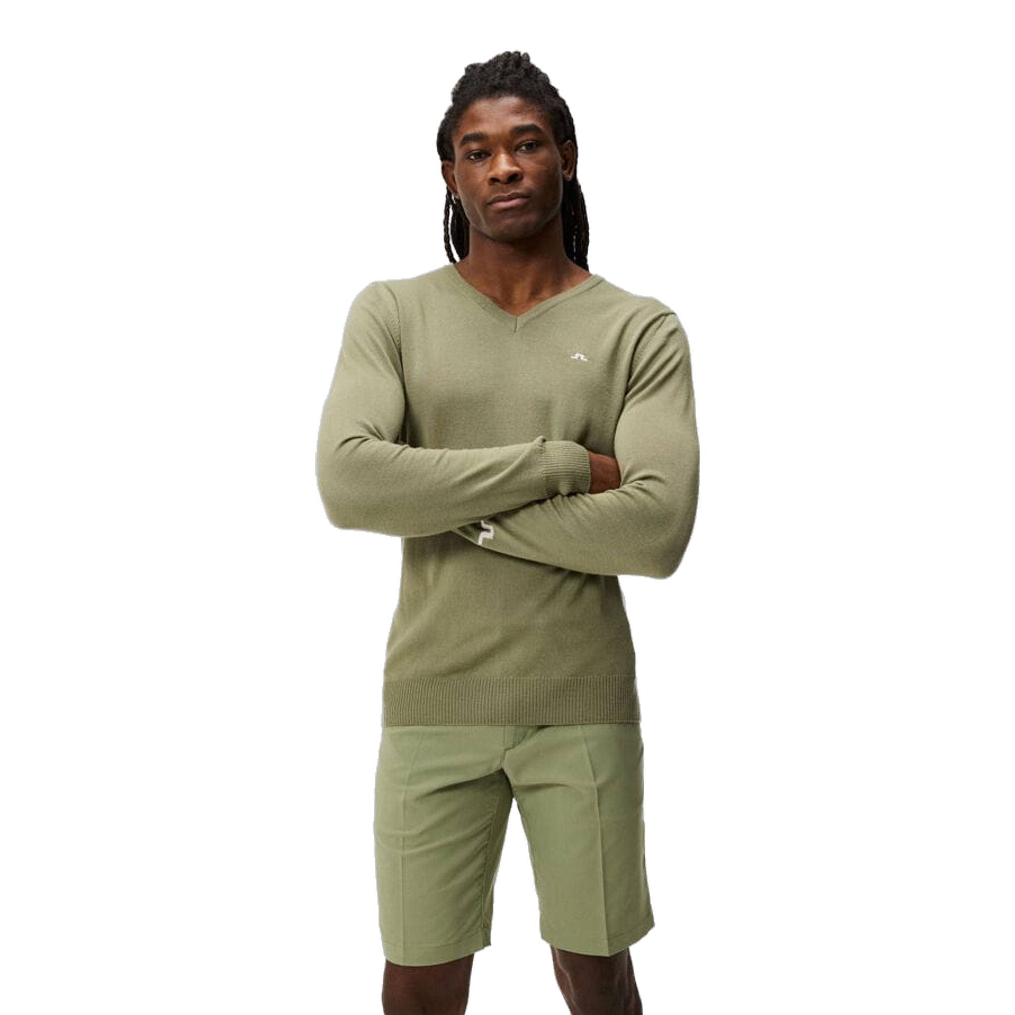 J. Lindeberg Lymann maglione lavorato a maglia da uomo