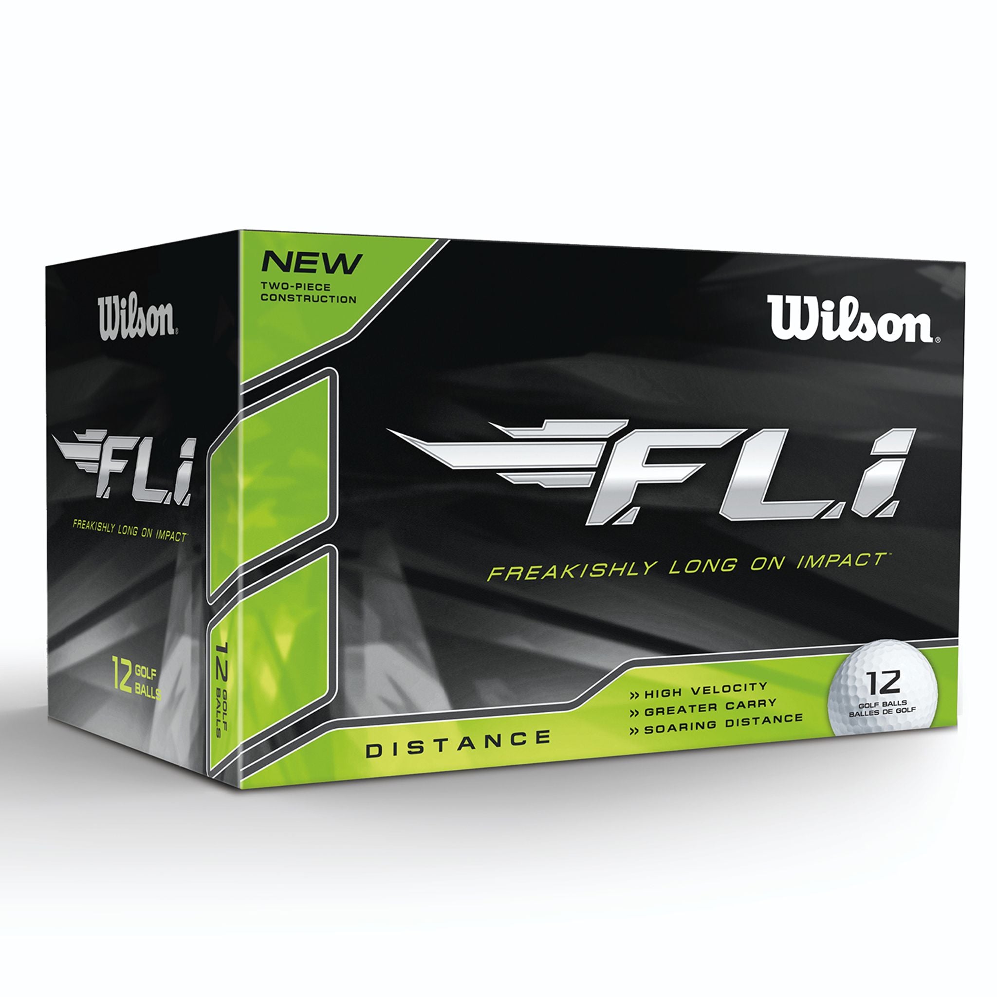 Wilson FLI 12 palline da golf bianche